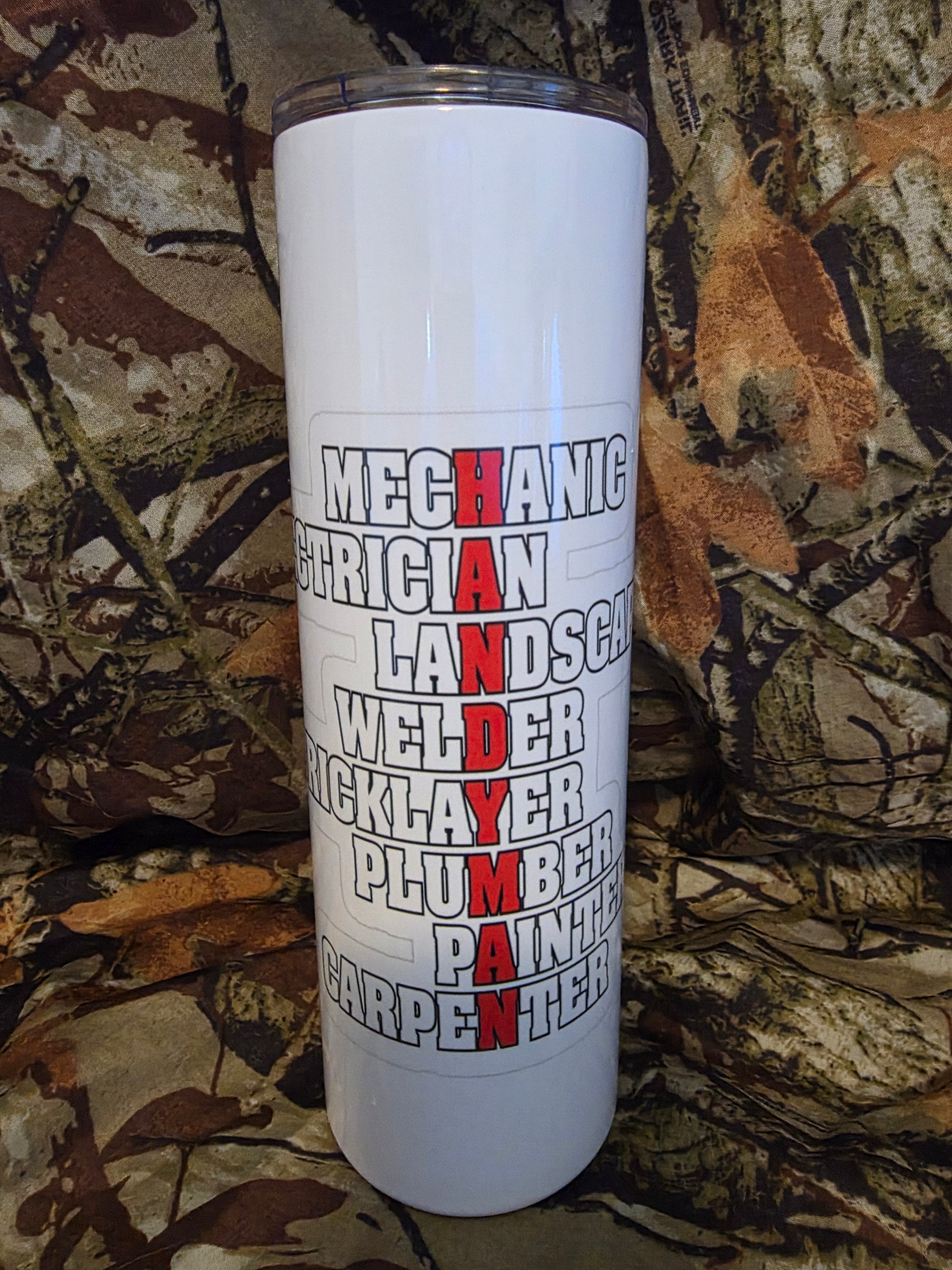 Handyman Tradesman 30oz Skinny Tumbler