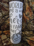 To The World You Are A Mother 30oz Skinny Tumbler