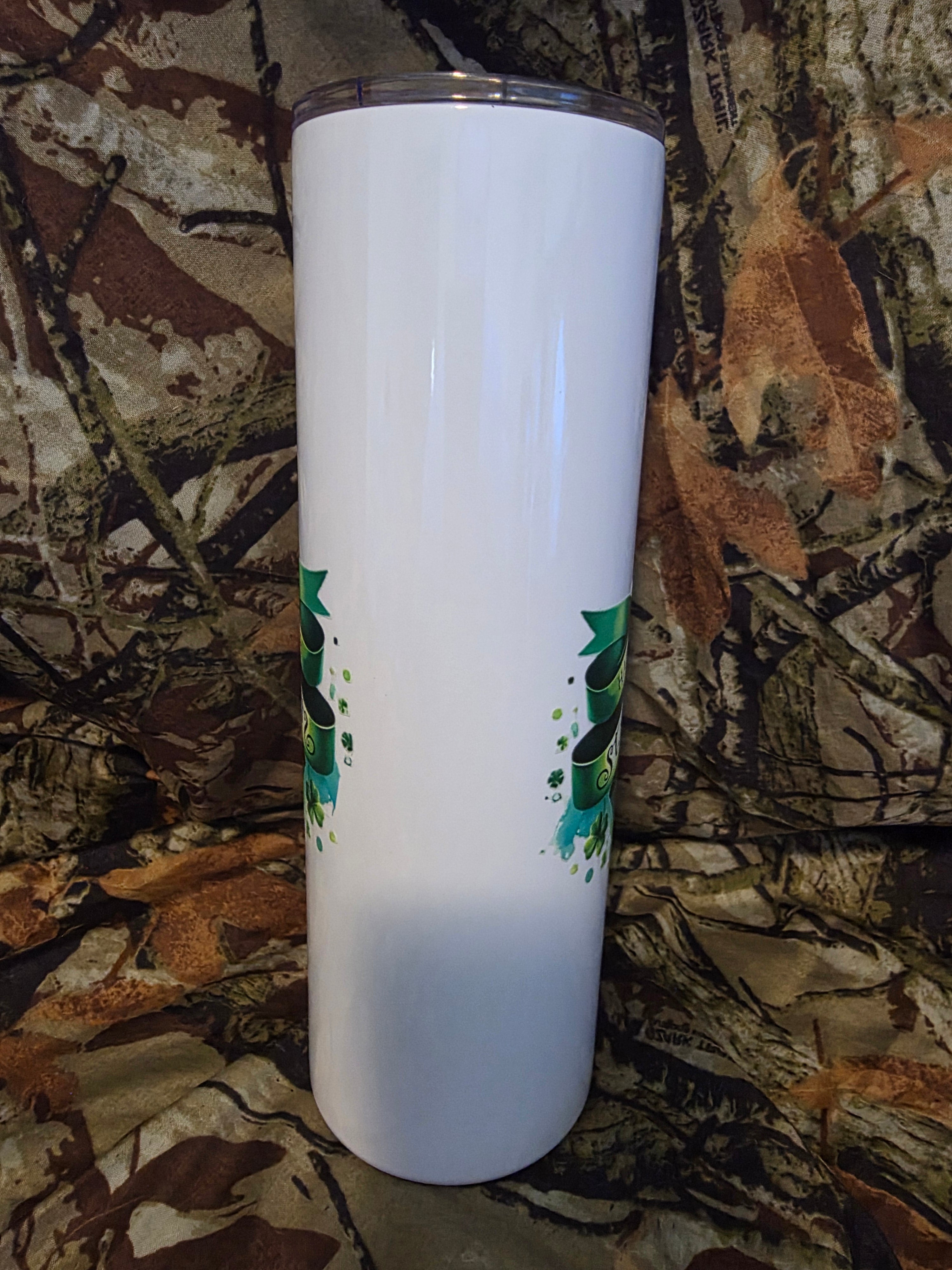 Happy St. Patrick’s Day Bear 30oz Skinny Tumbler