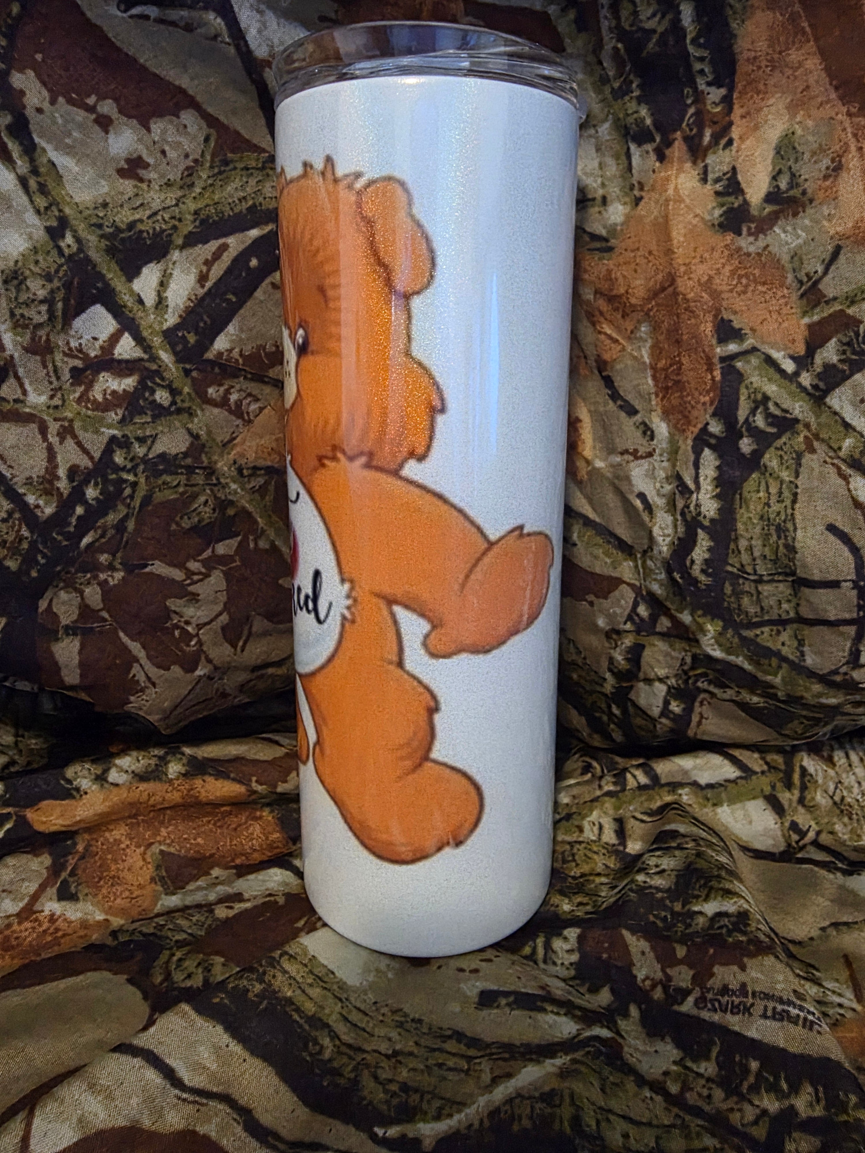 Get Fucked” Attitude Bear 20oz Skinny Tumbler