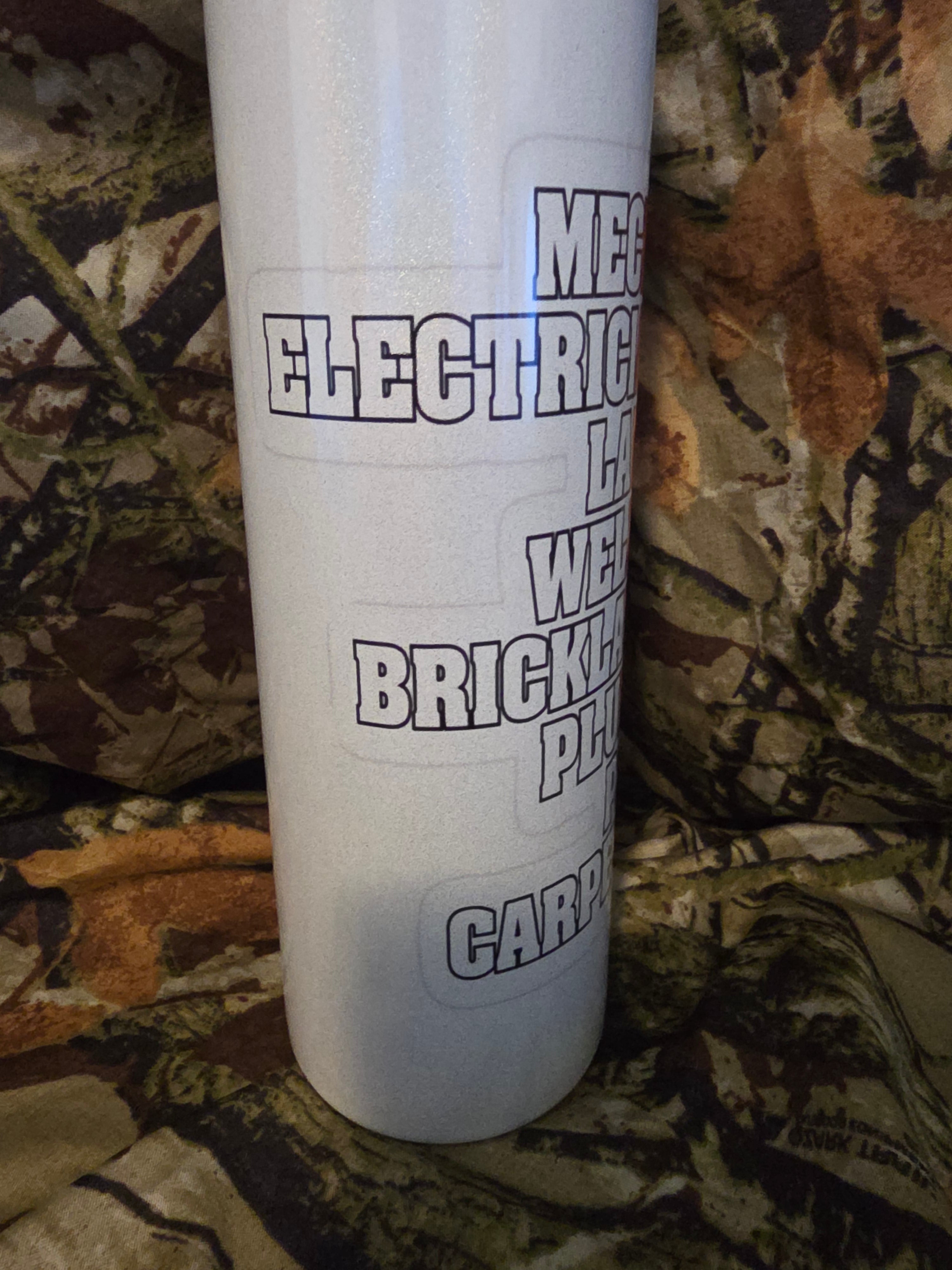 Handyman Trades 20oz Skinny Tumbler