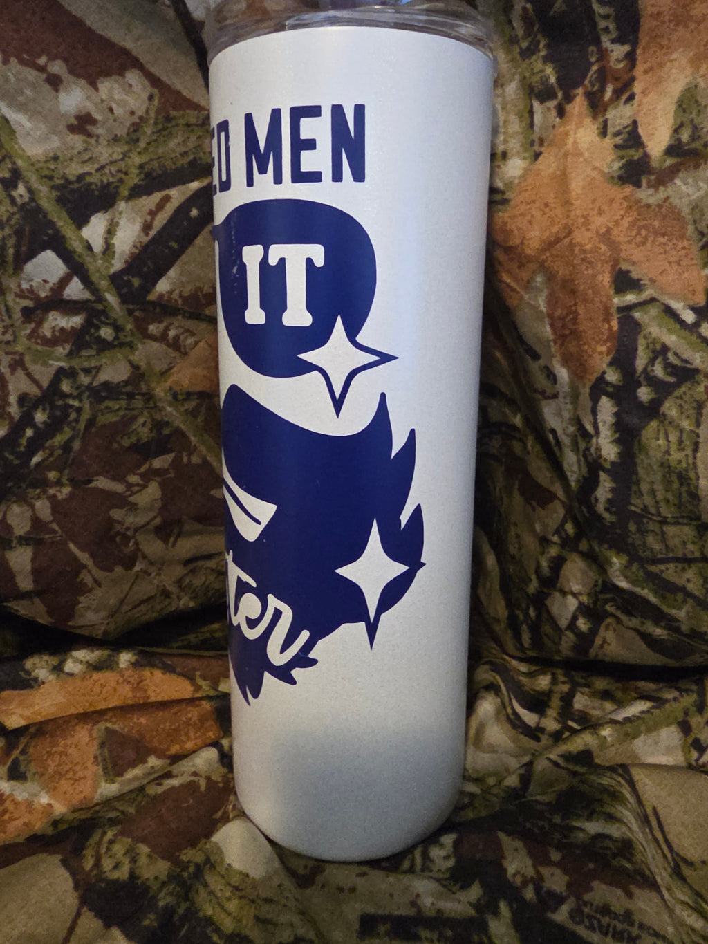 Funny Beard Tumbler – 20oz Skinny Cup