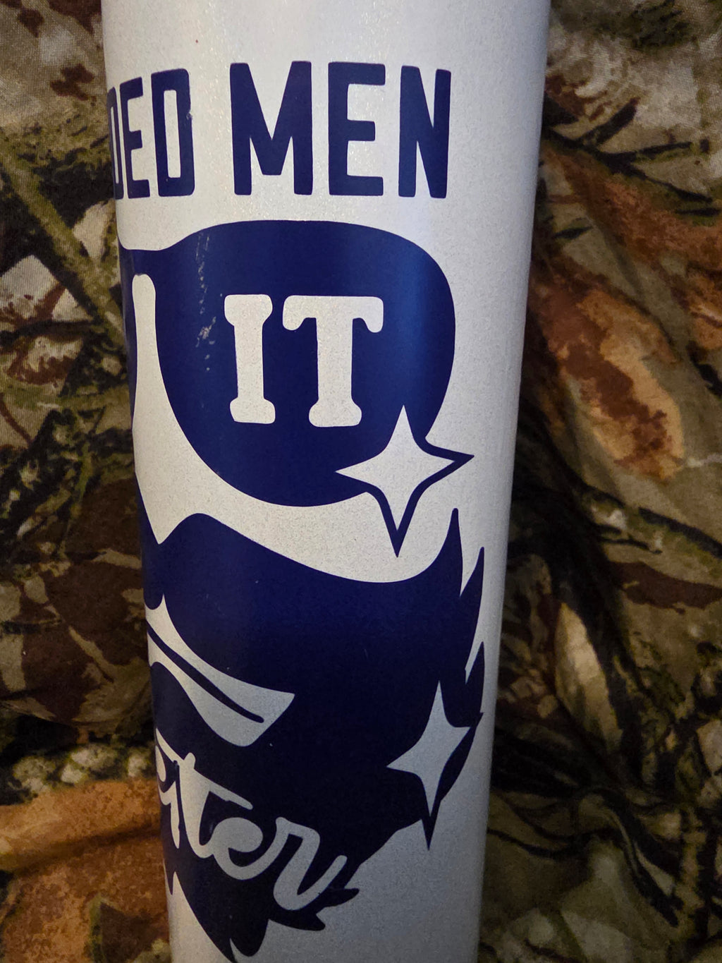 Funny Beard Tumbler – 20oz Skinny Cup