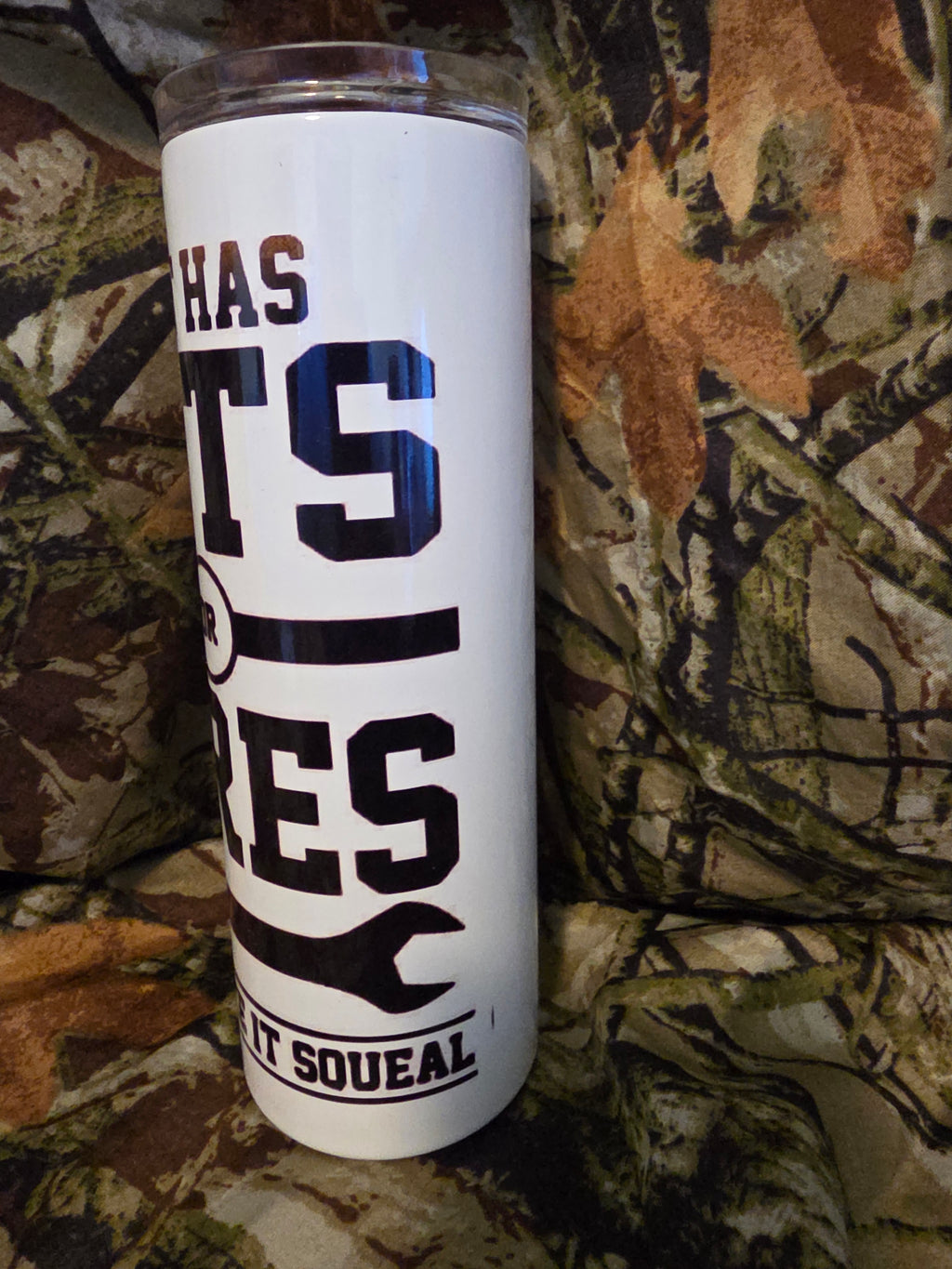 If It Has Tits or Tires Funny Mechanic Tumbler – 20oz