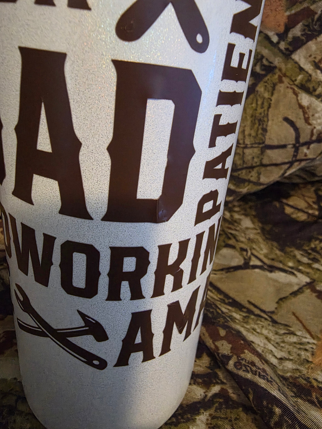 Working Man Dad Tumbler – Mechanic Gift 20oz Cup