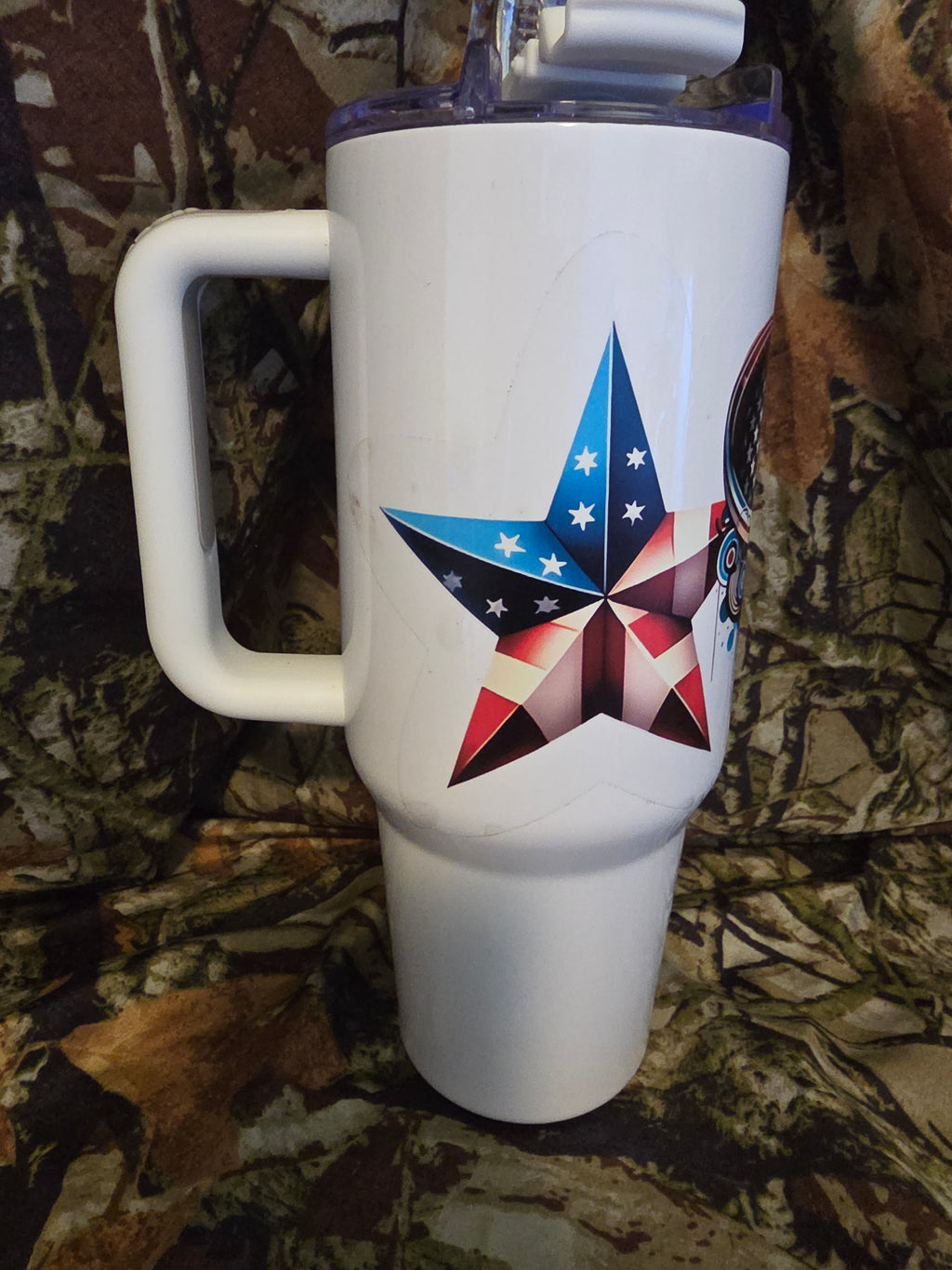 Patriotic Music 40oz Tumbler With Handle