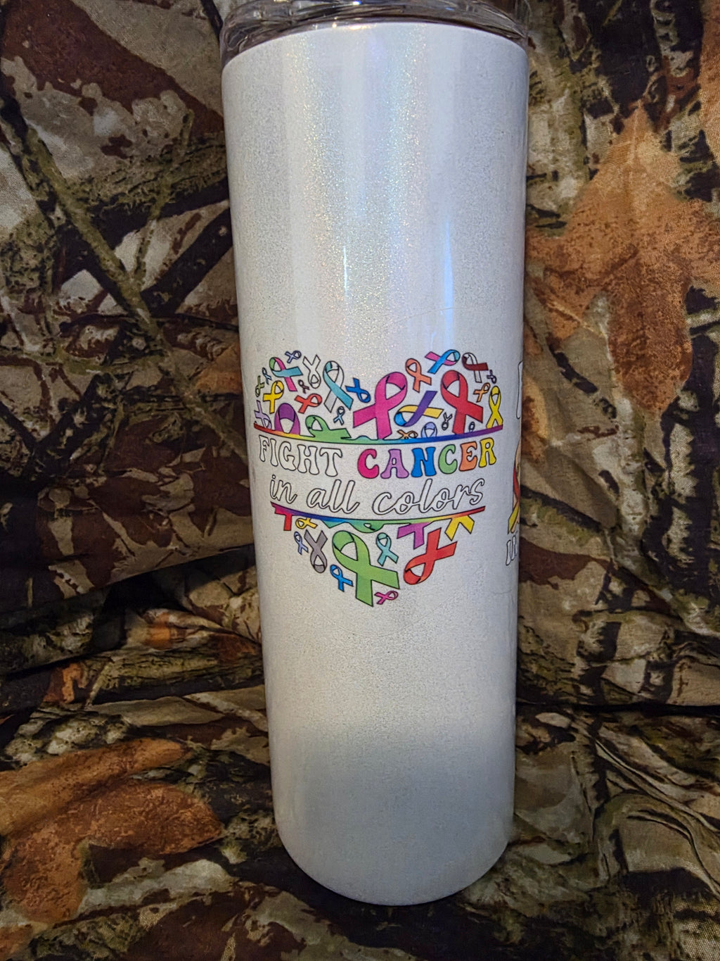 Cancer Awareness Tumbler – Fight Cancer In All Colors