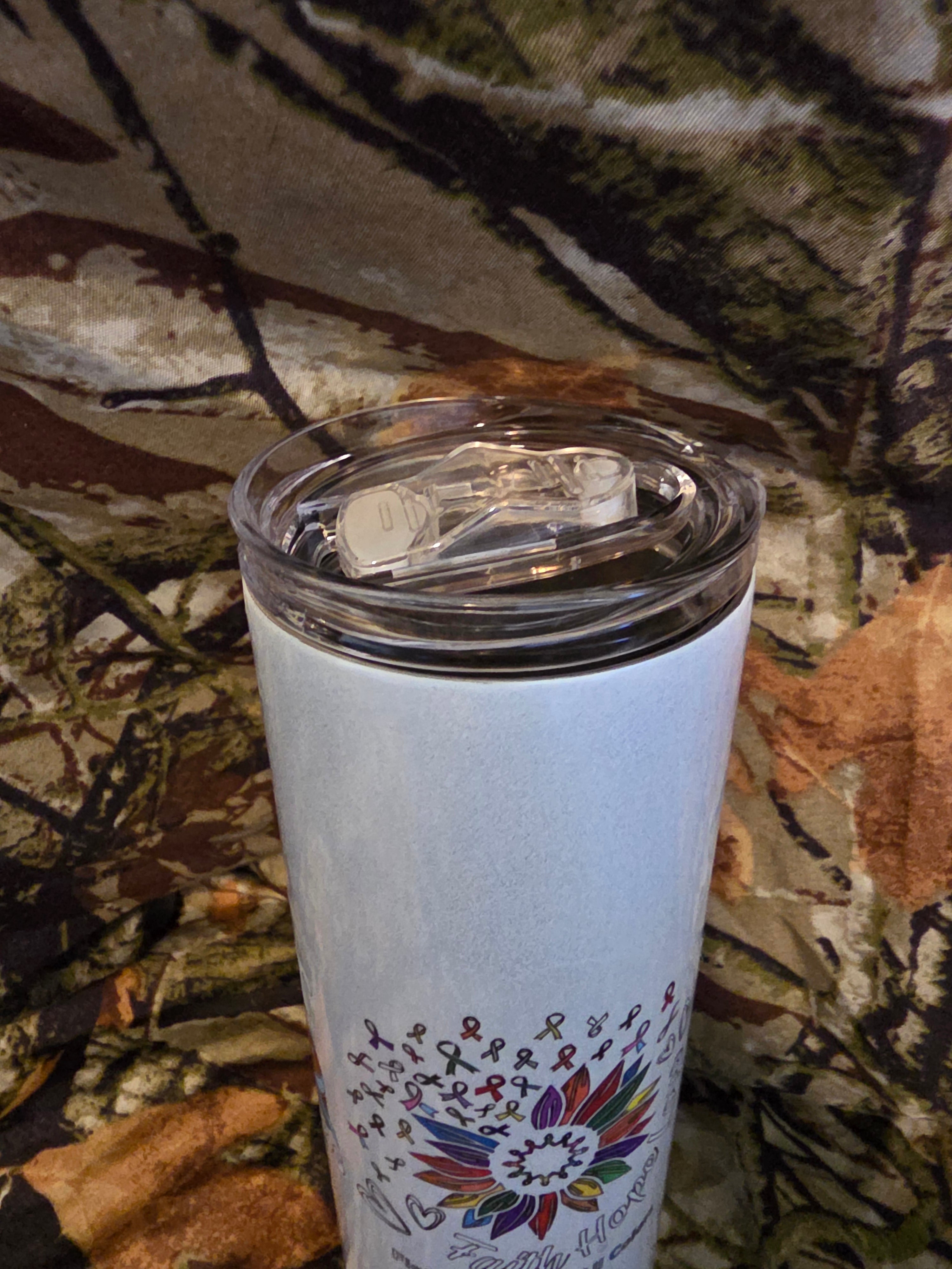 Cancer Awareness Tumbler – Fight Cancer In All Colors