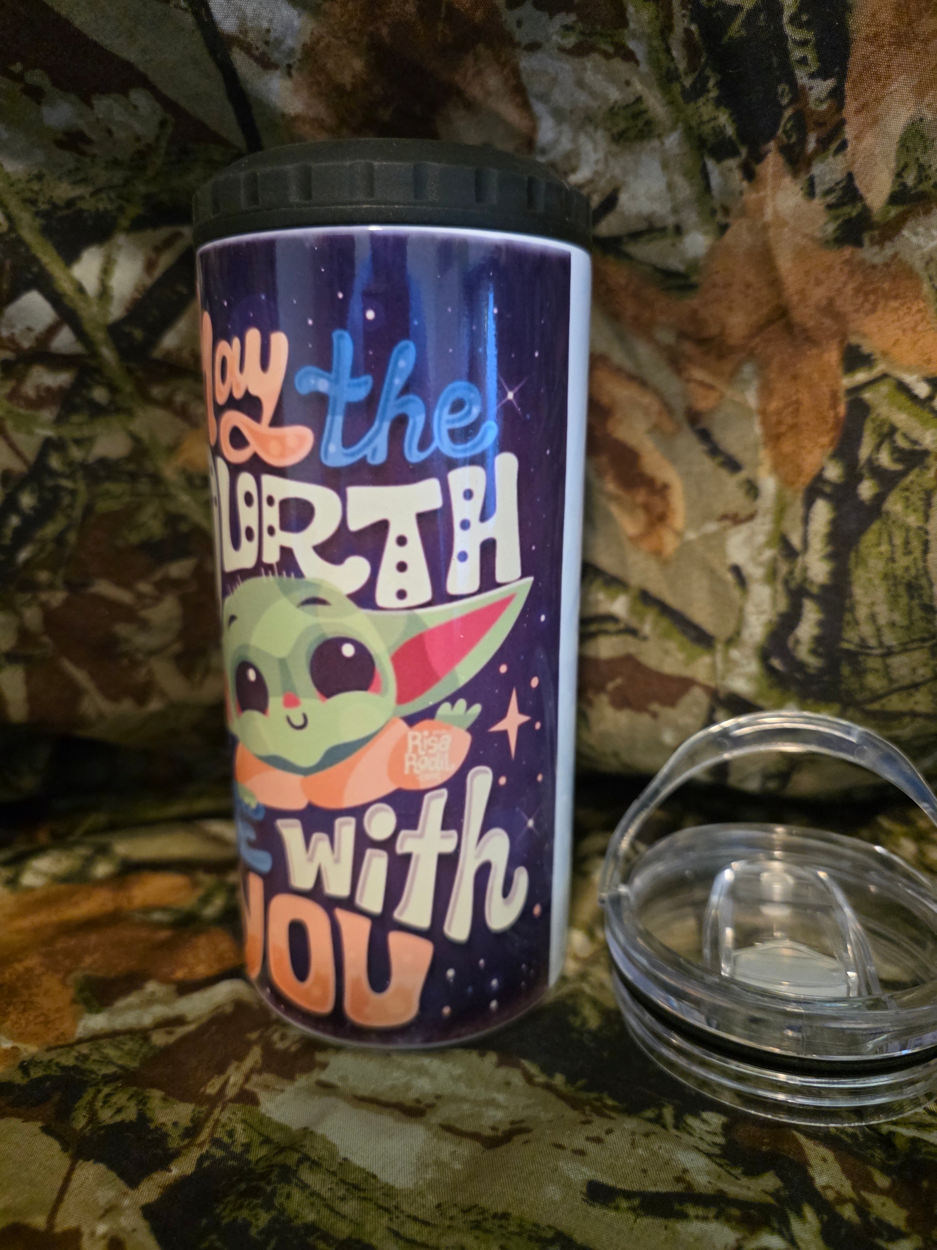 May the Fourth Be With You 16 oz Cozy Style Tumbler with Lid Straw & Bottle Opener