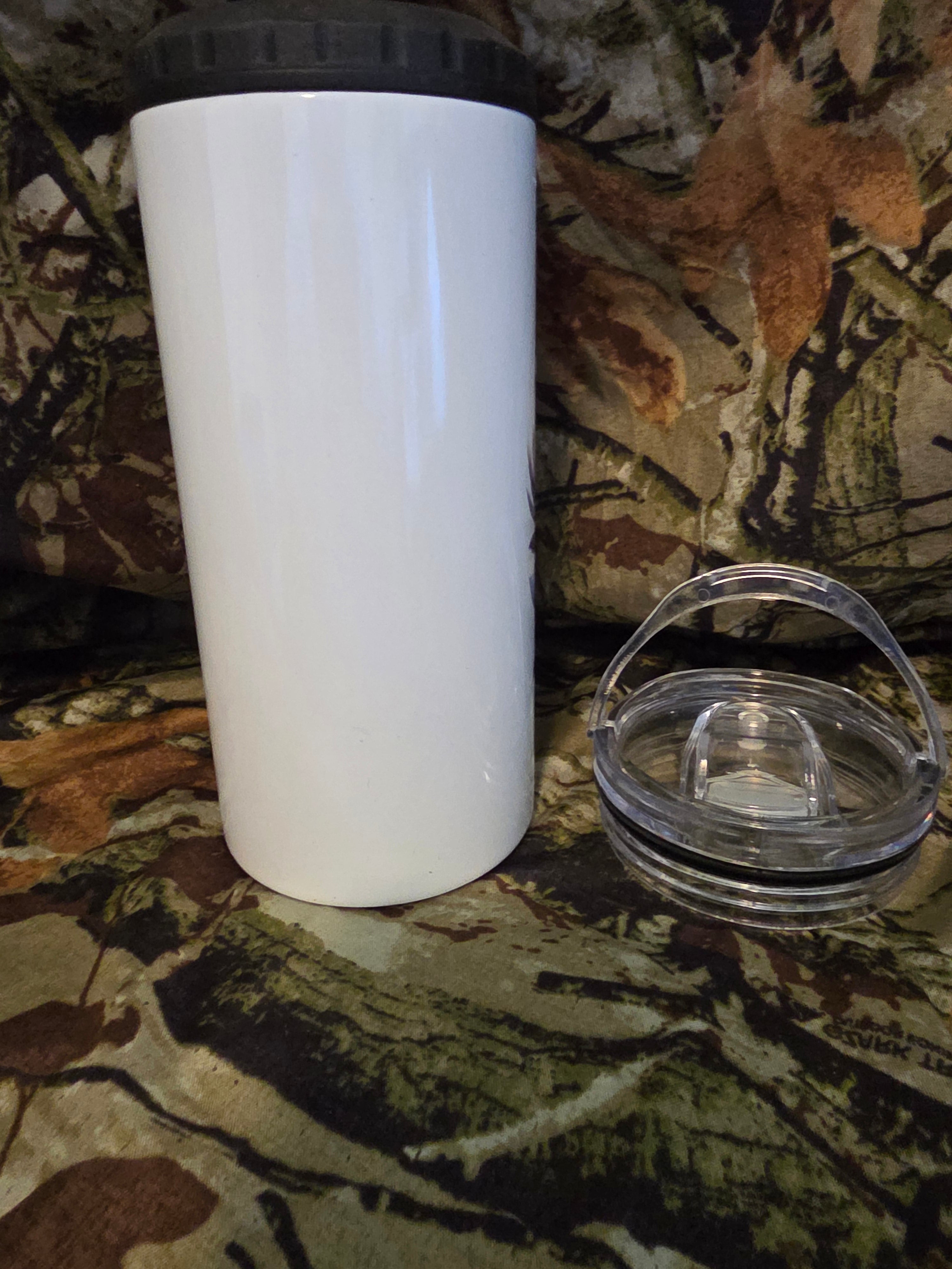 Dolphin Sunset Heart 16 oz Cozy Style Tumbler with Lid Straw & Bottle Opener