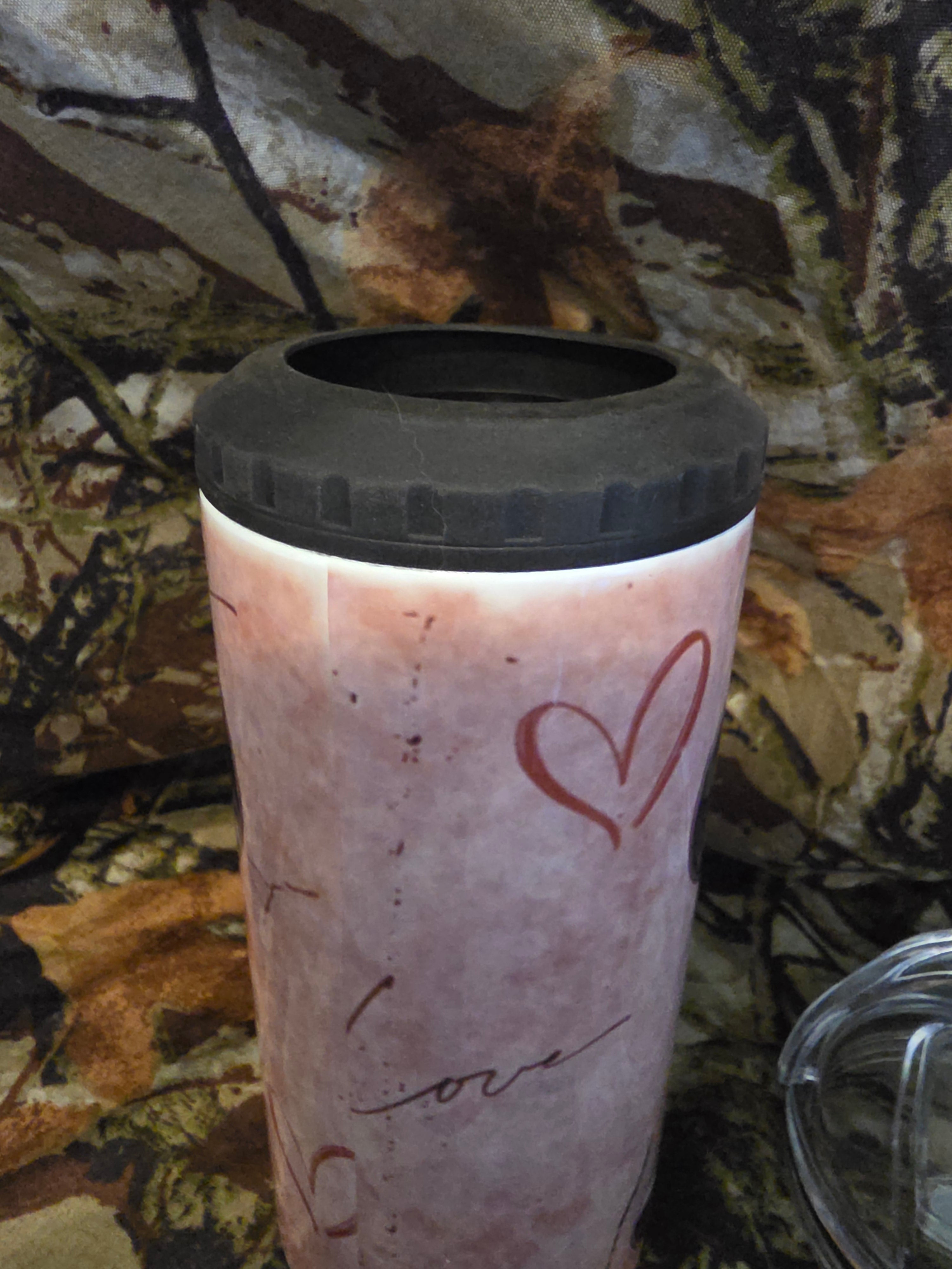 Country Style Mouse Couple 16 oz Cozy Style Tumbler with Lid Straw & Bottle Opener