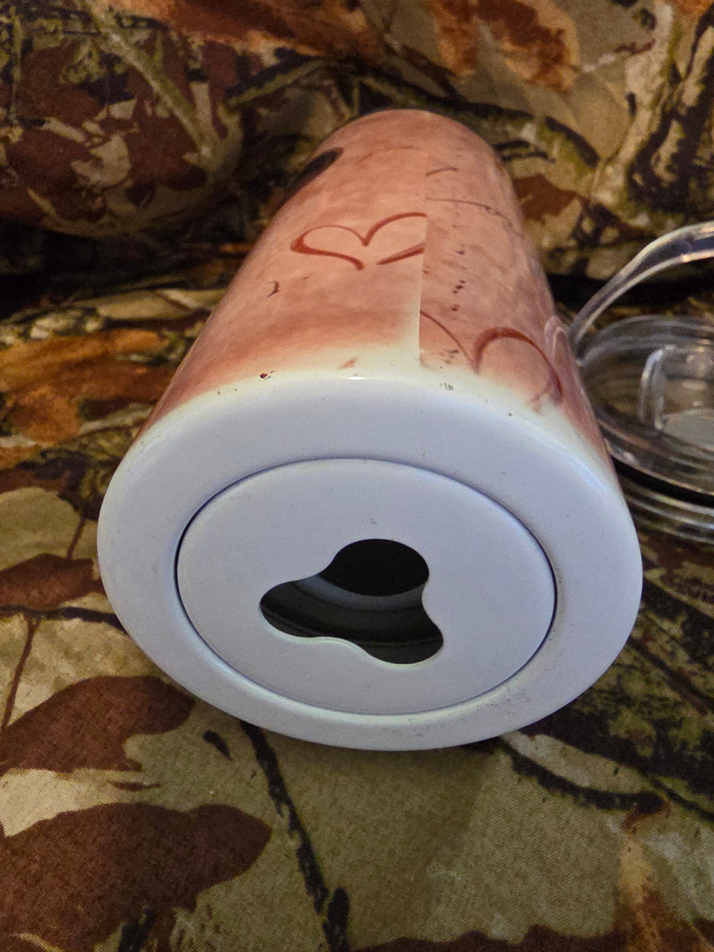 Country Style Mouse Couple 16 oz Cozy Style Tumbler with Lid Straw & Bottle Opener