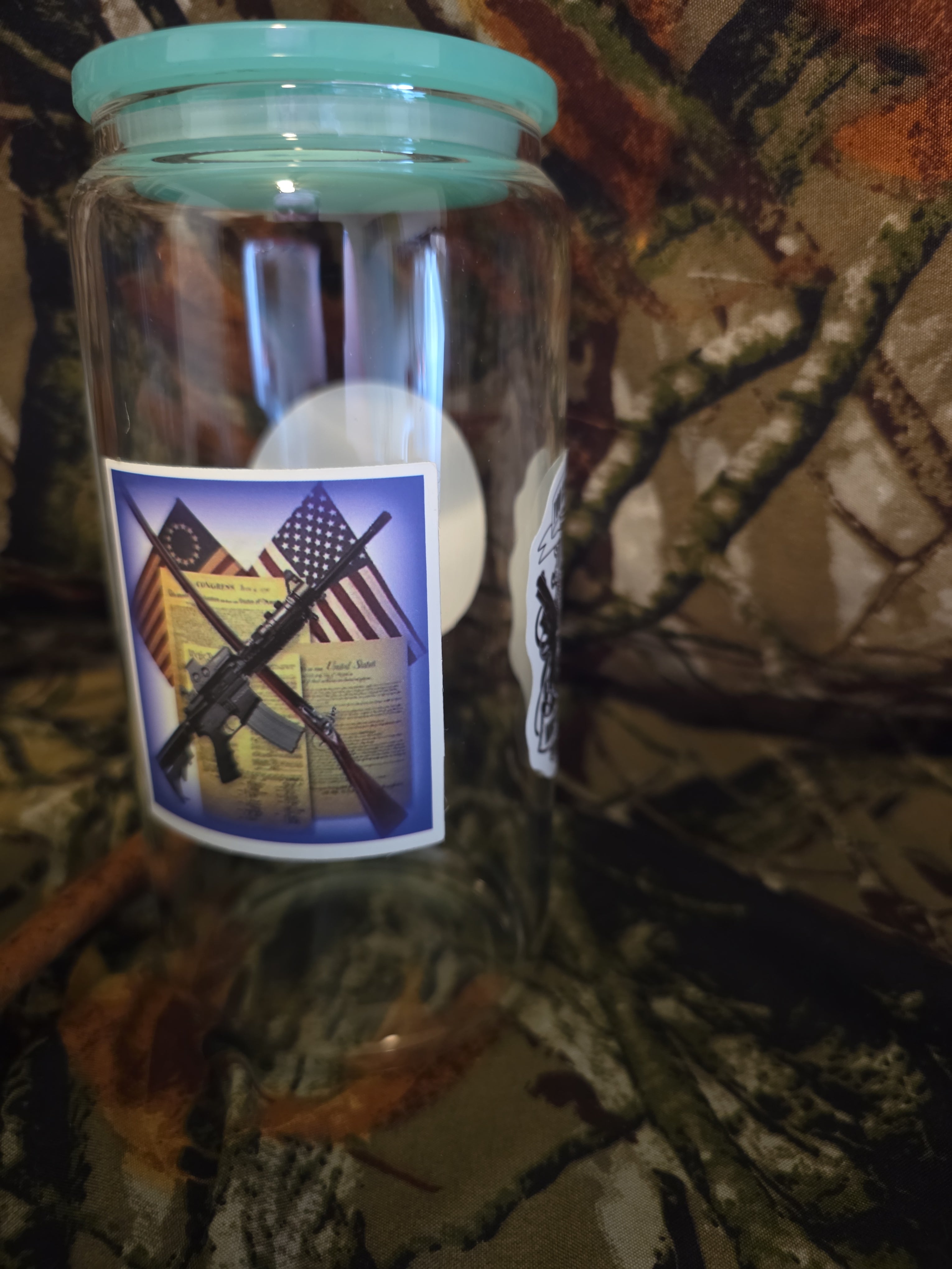 2nd Amendment Glass Tumbler