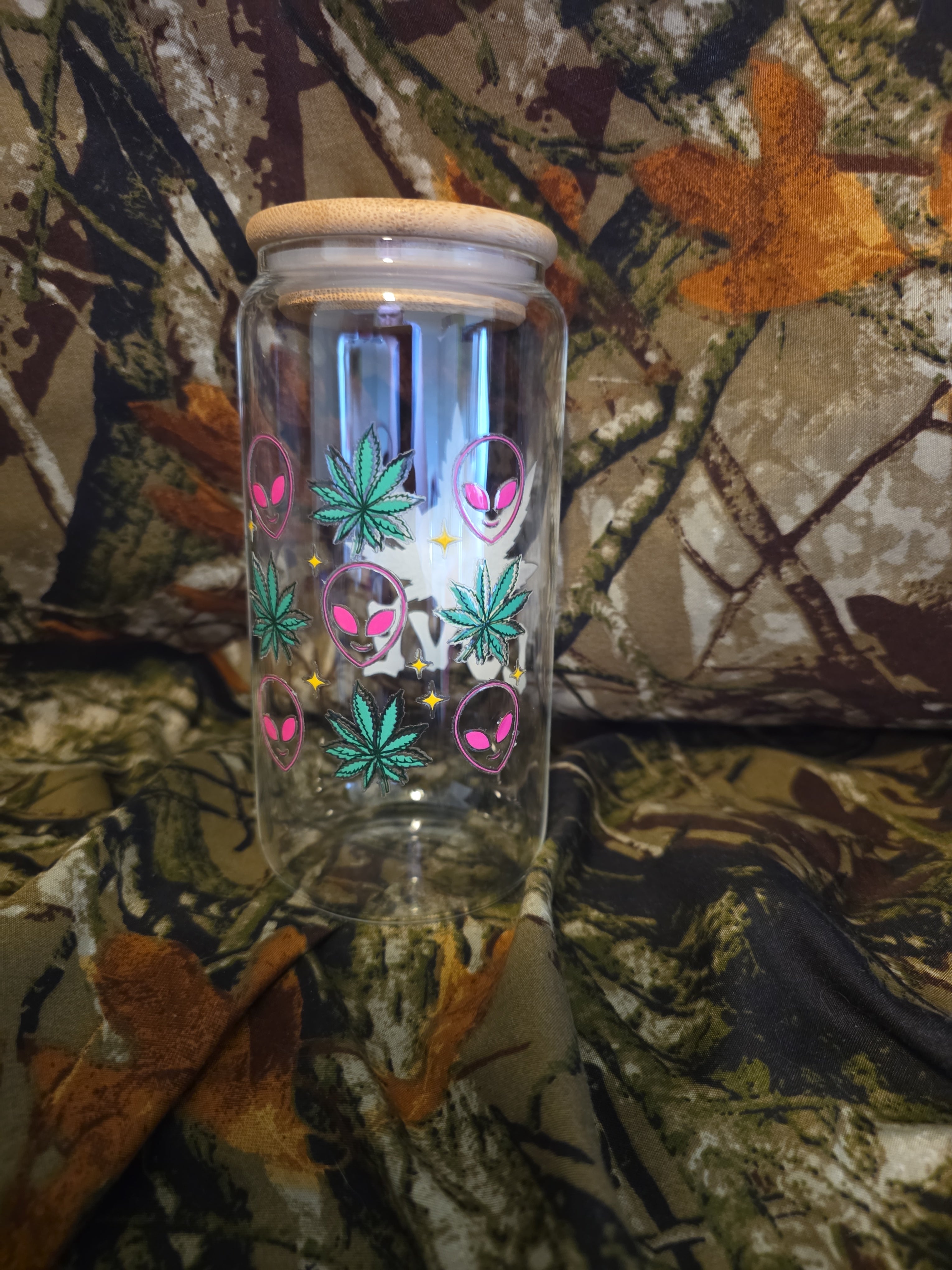 Alien Love Glass Tumbler