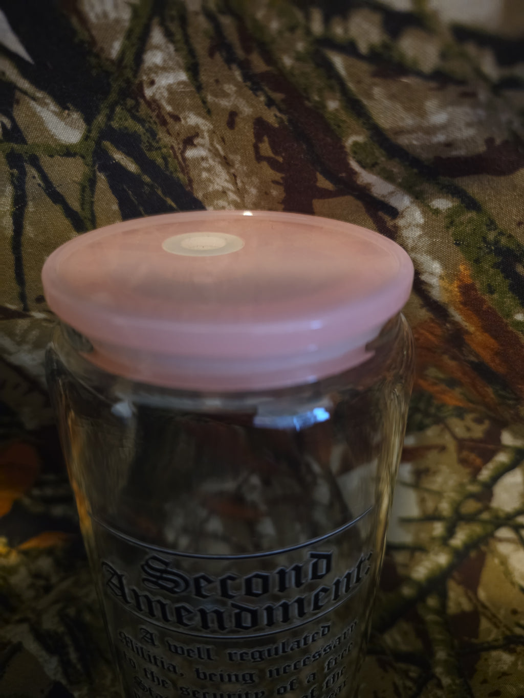 Second Amendment Glass Tumbler