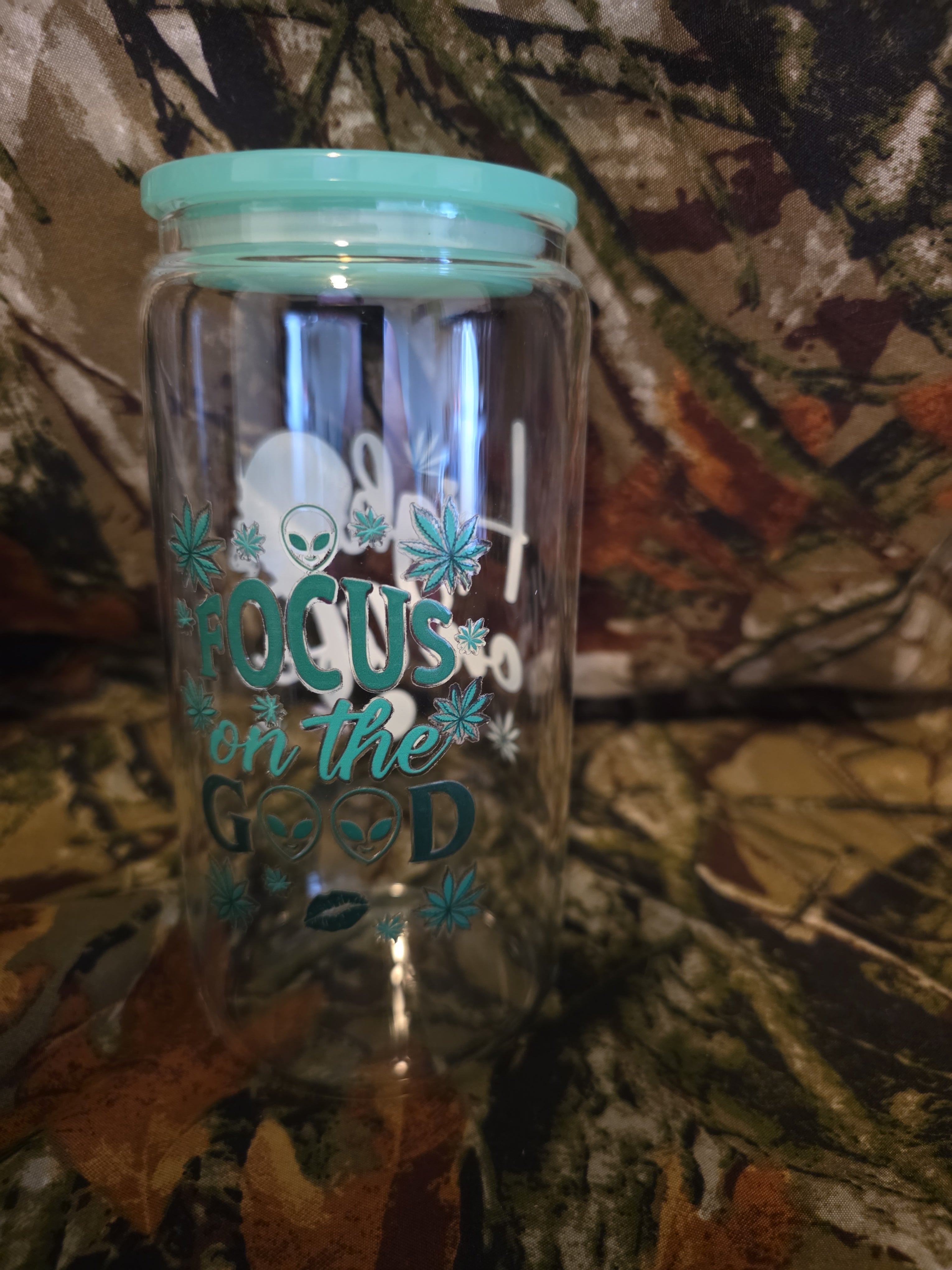 High on Life Glass Tumbler