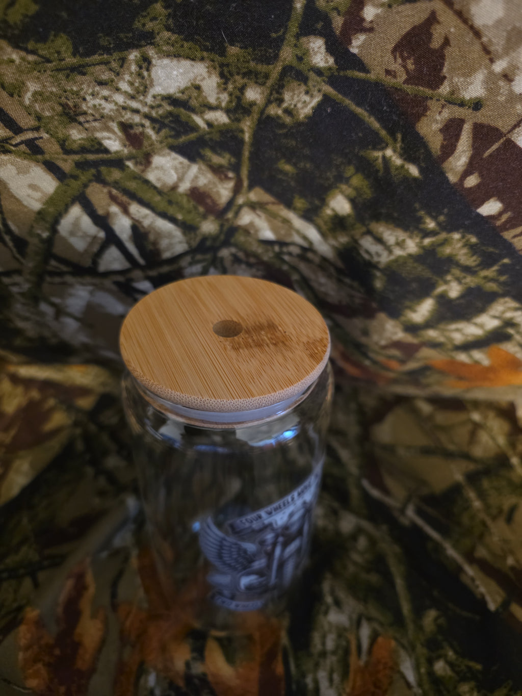 Four Wheels Move the Body Two Wheels Move the Soul Glass Tumbler