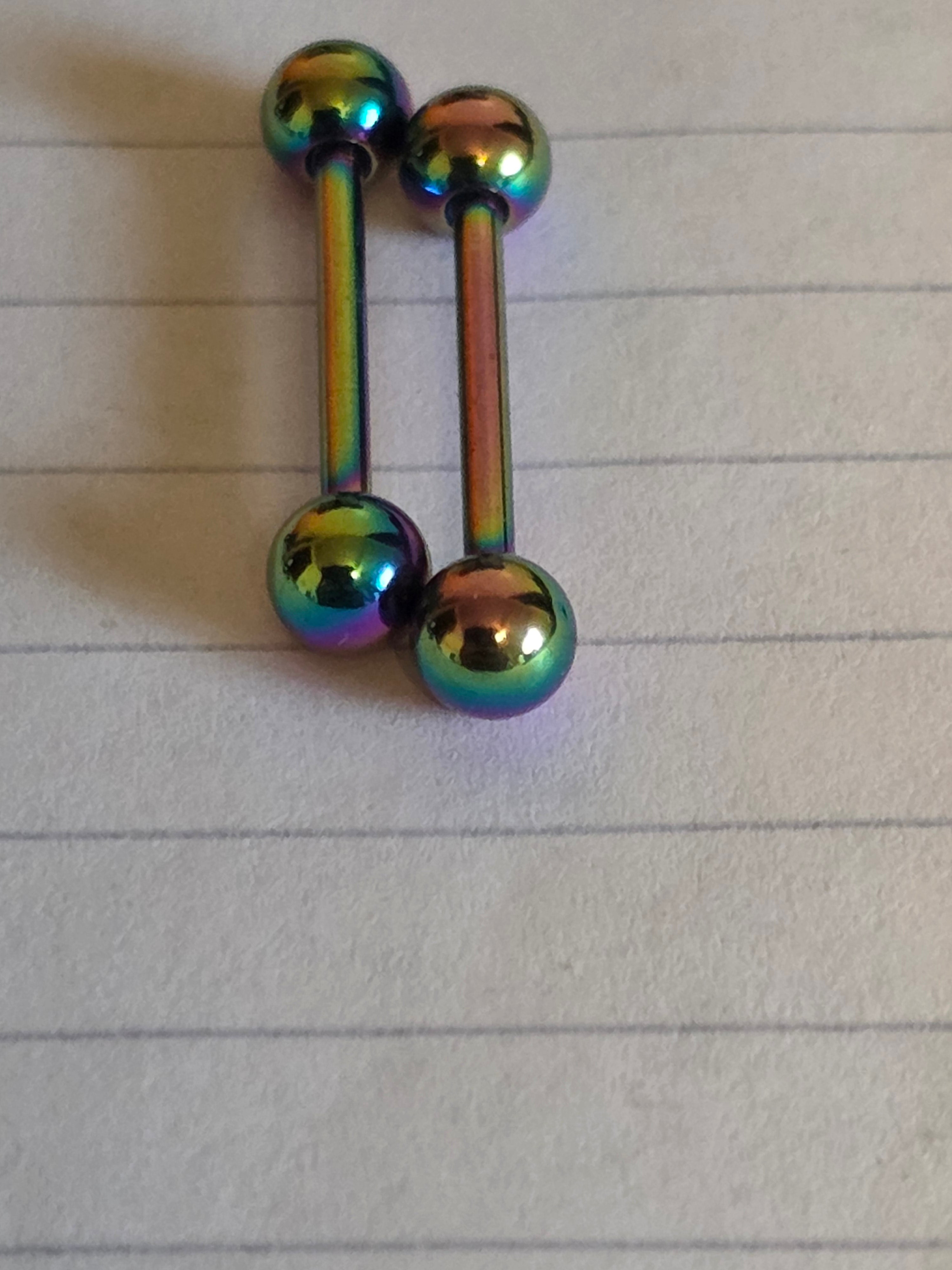 Glitter & Color Barbell Piercing Jewelry – Surgical Steel