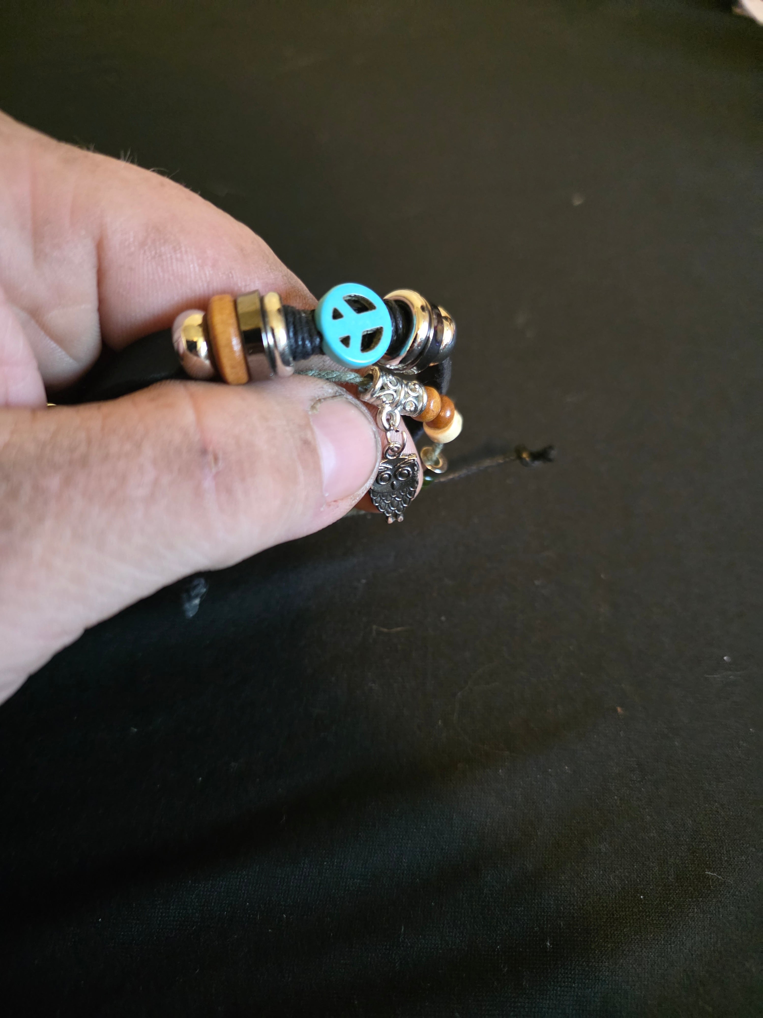 Leather Symbol & Charm Bracelet Collection