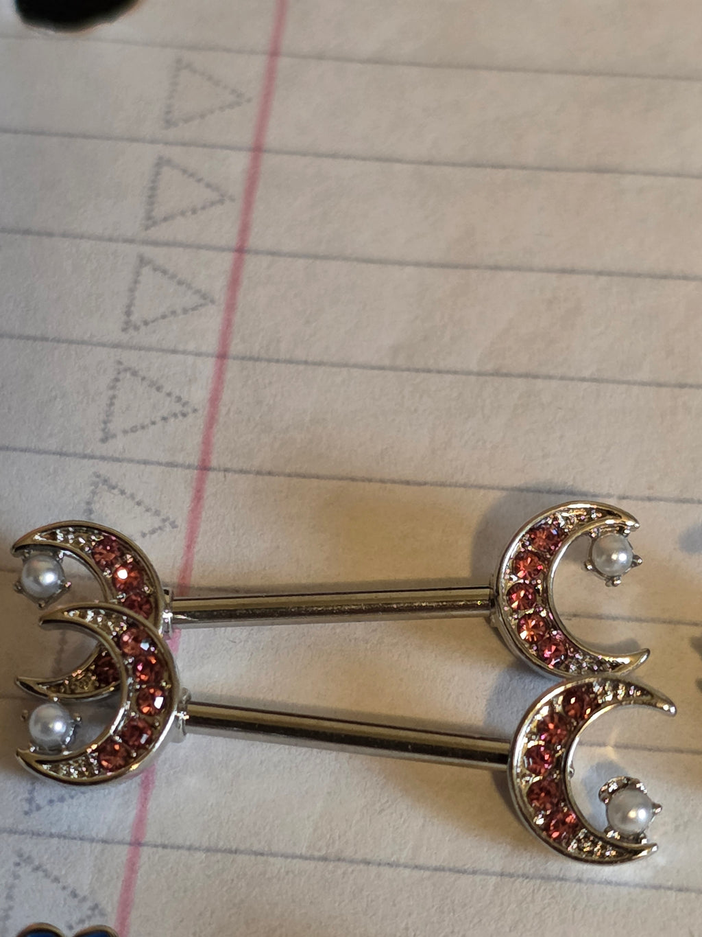 Surgical Steel Decorative Nipple Barbells – Floral & Butterfly Designs