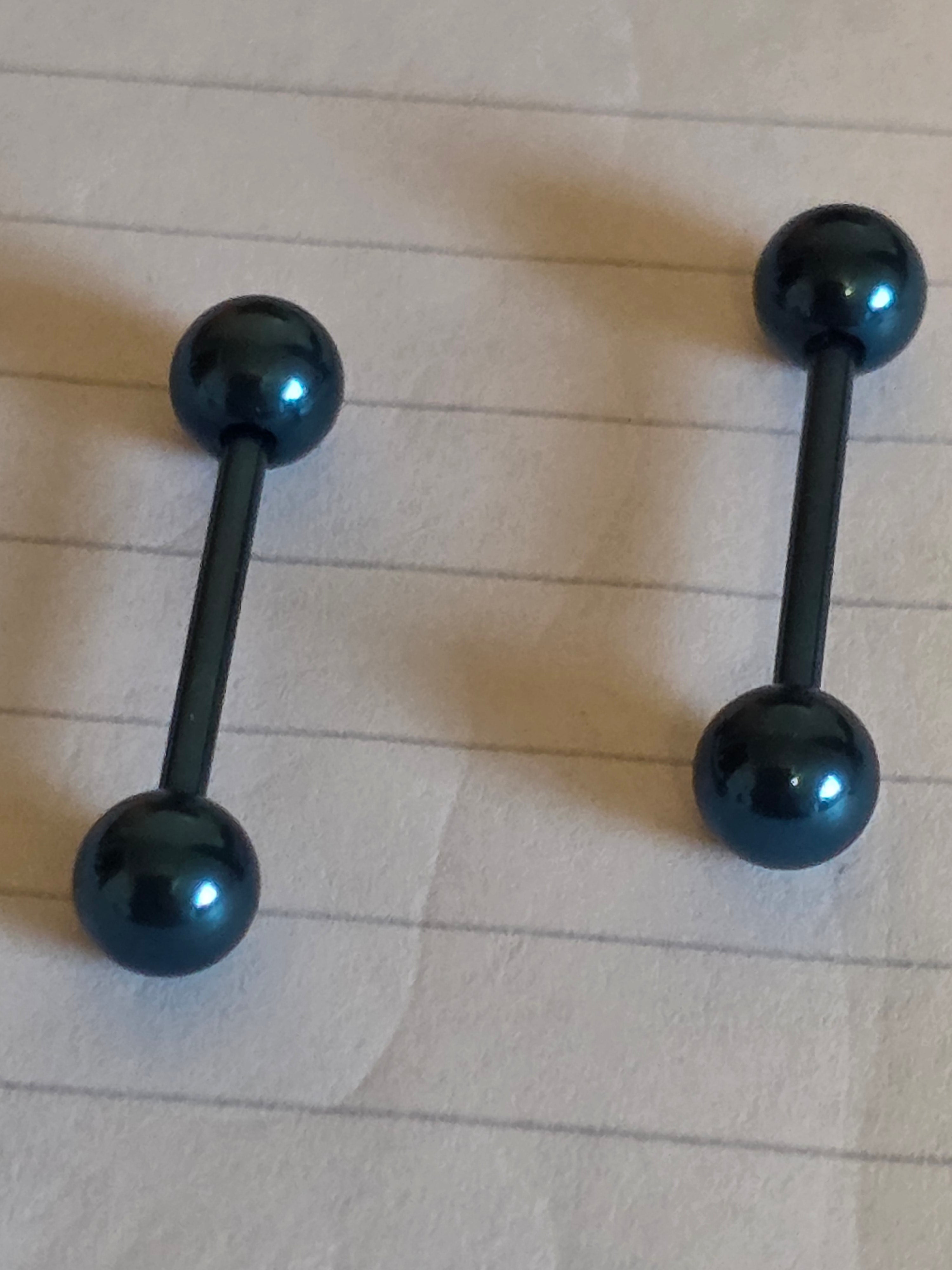 Glitter & Color Barbell Piercing Jewelry – Surgical Steel