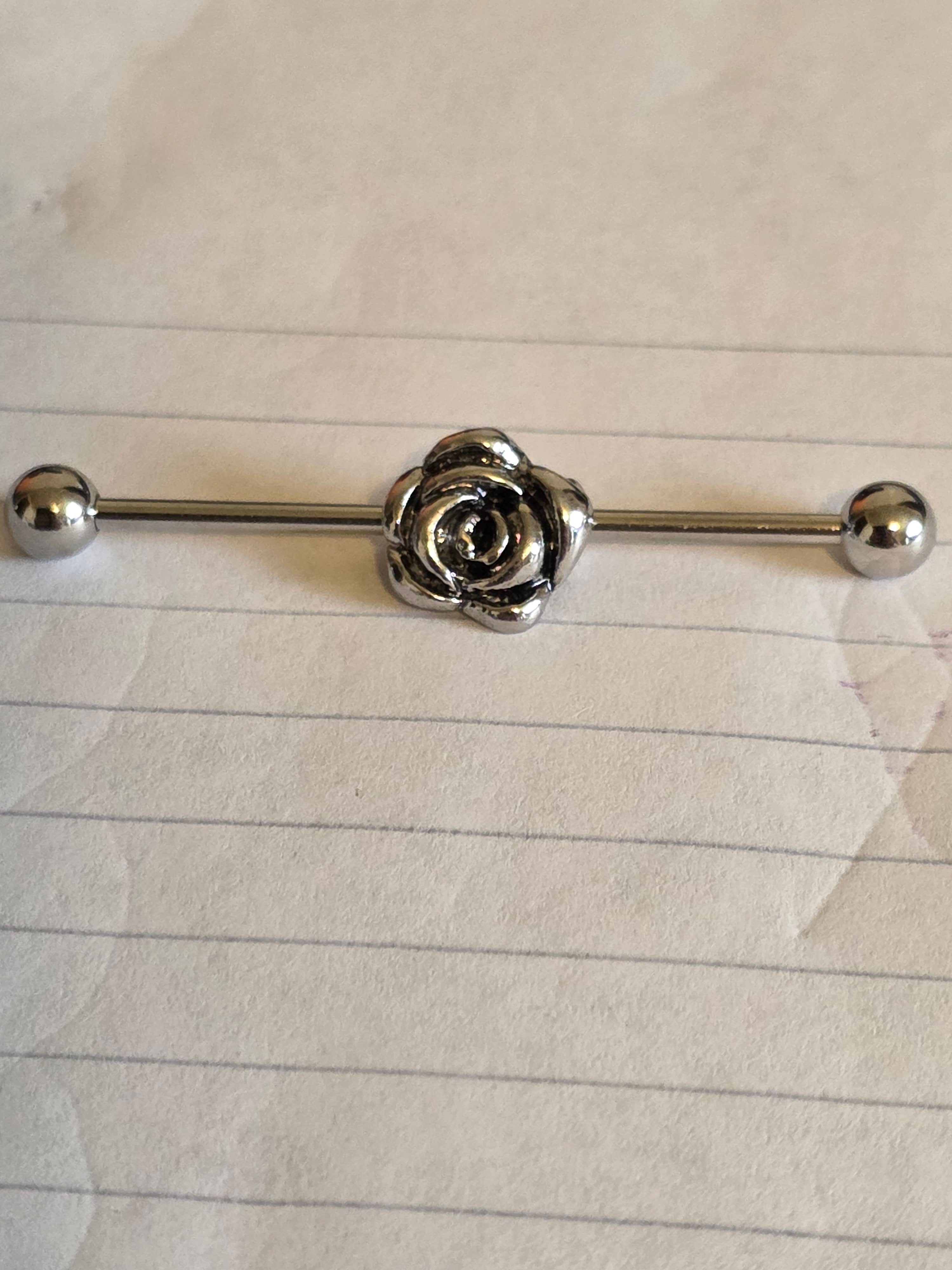 Surgical Steel Celestial & Symbol Industrial Barbells
