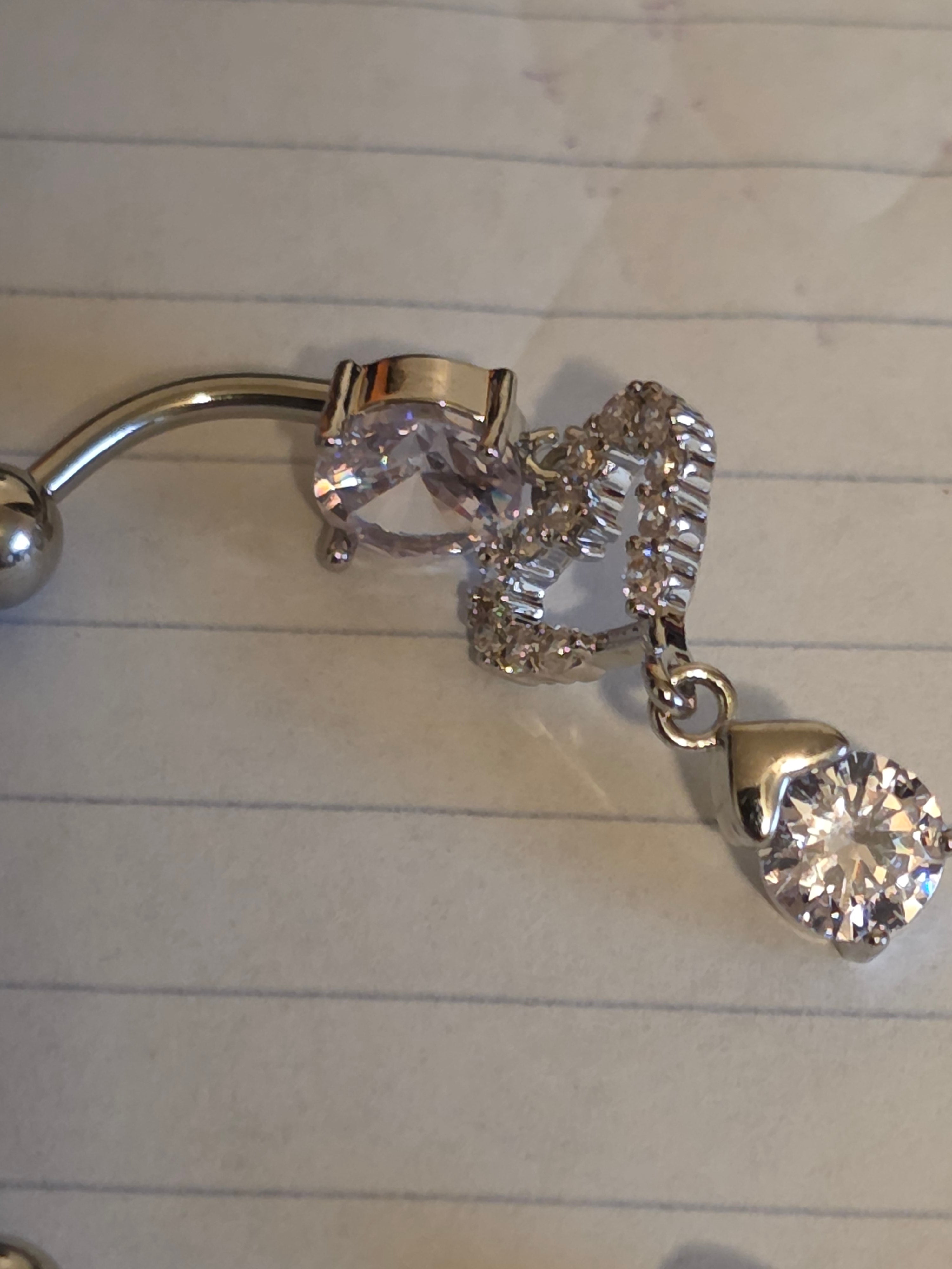 Dangle Belly Ring Collection – Hearts, Roses, Gems & Specialty Designs
