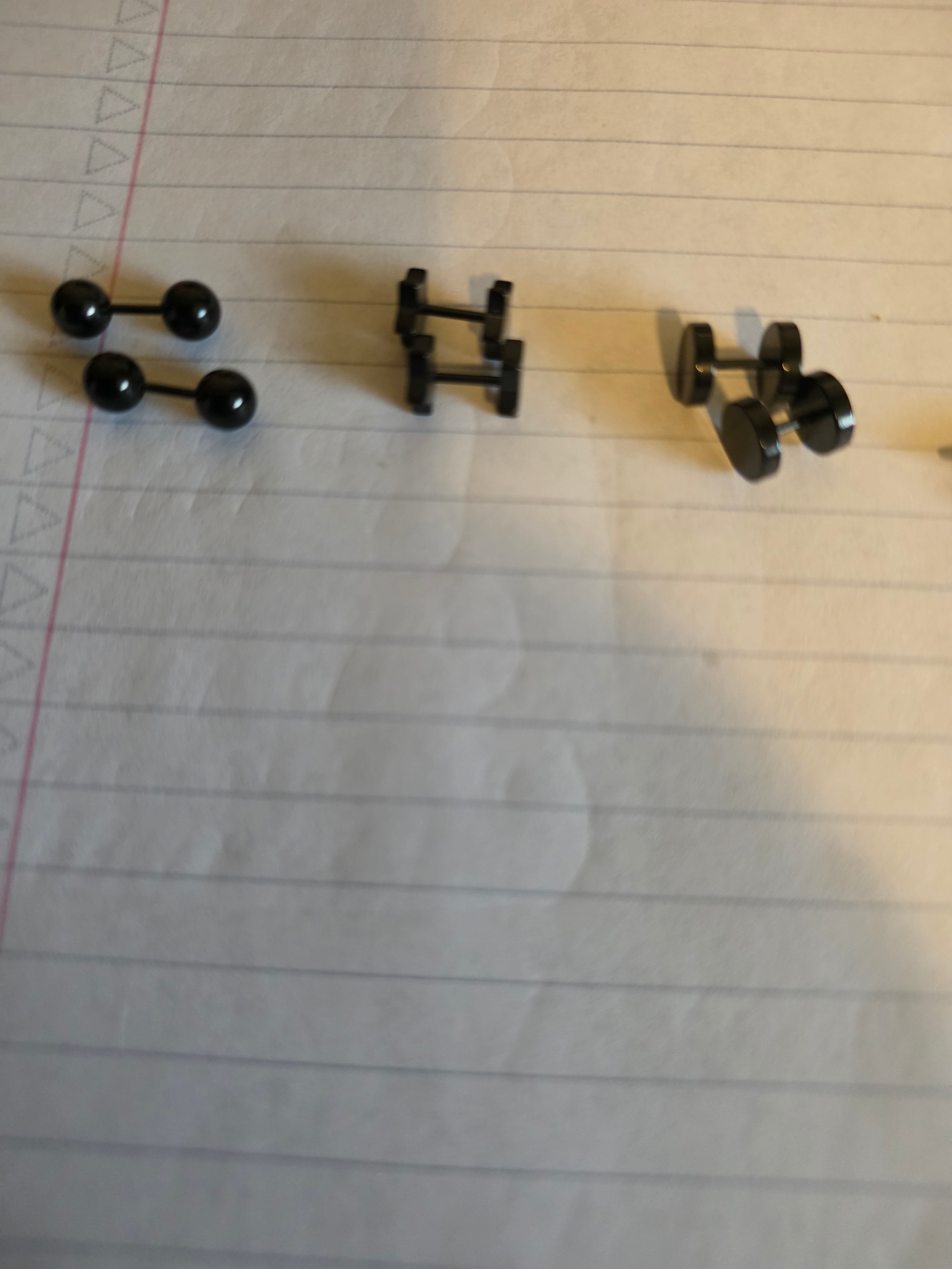 Surgical Steel Black Body Jewelry & Earrings Collection
