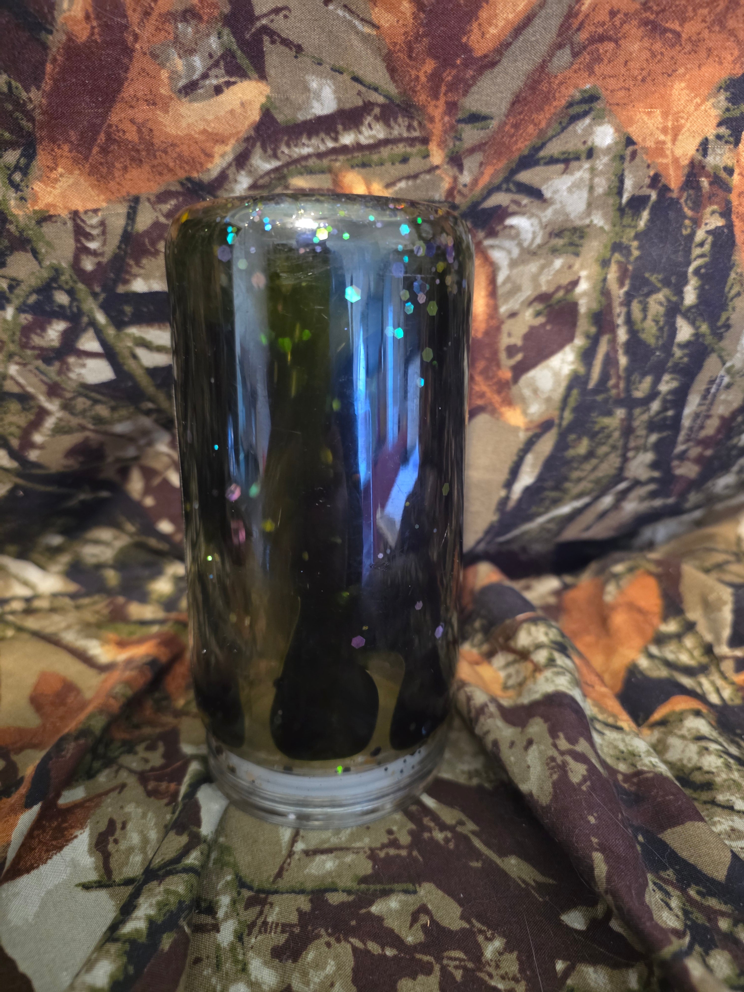 16 oz Plastic Snow Globe Tumbler – “I’m Fine” Skeleton Design