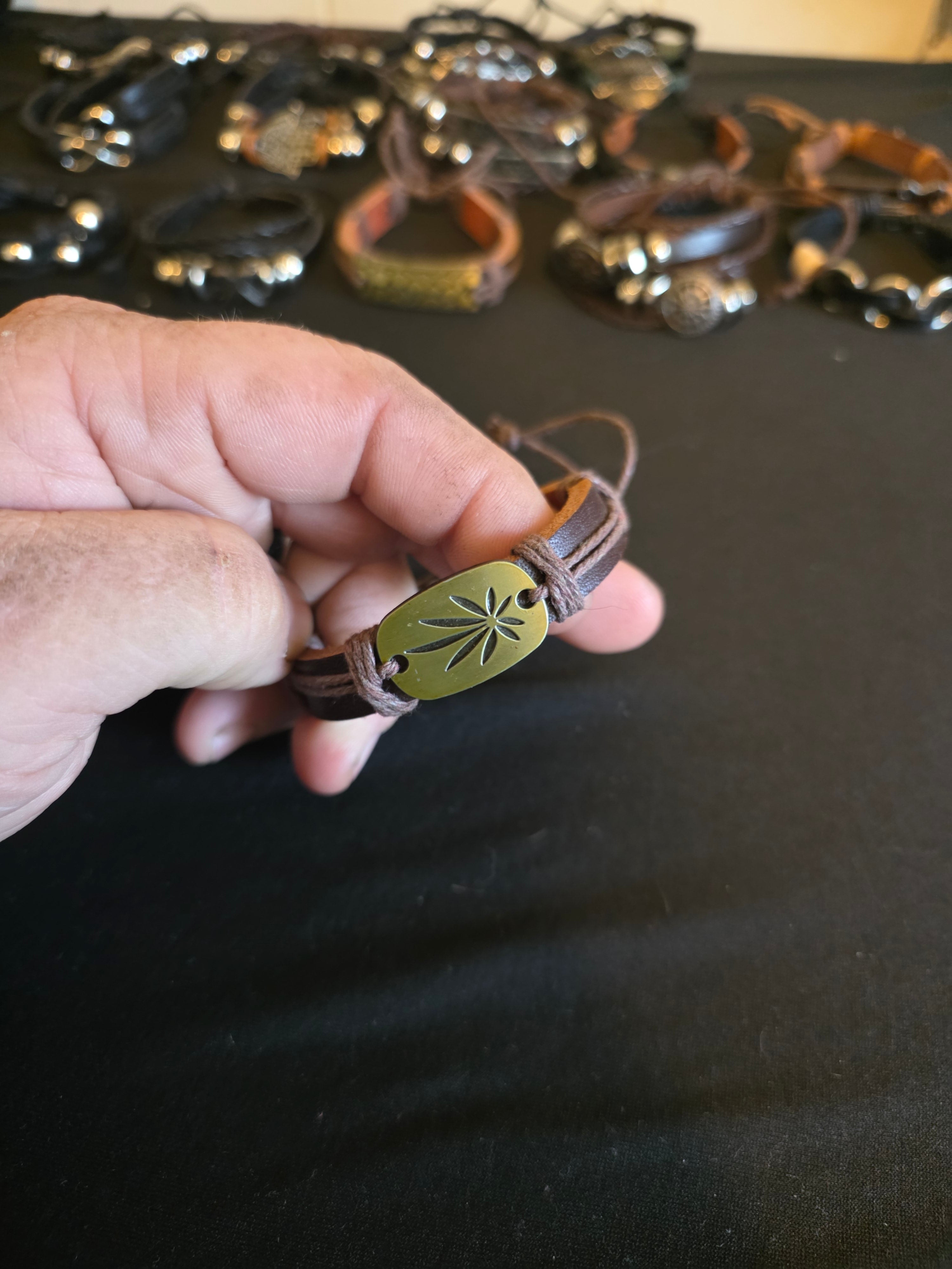 Leather Symbol & Charm Bracelet Collection