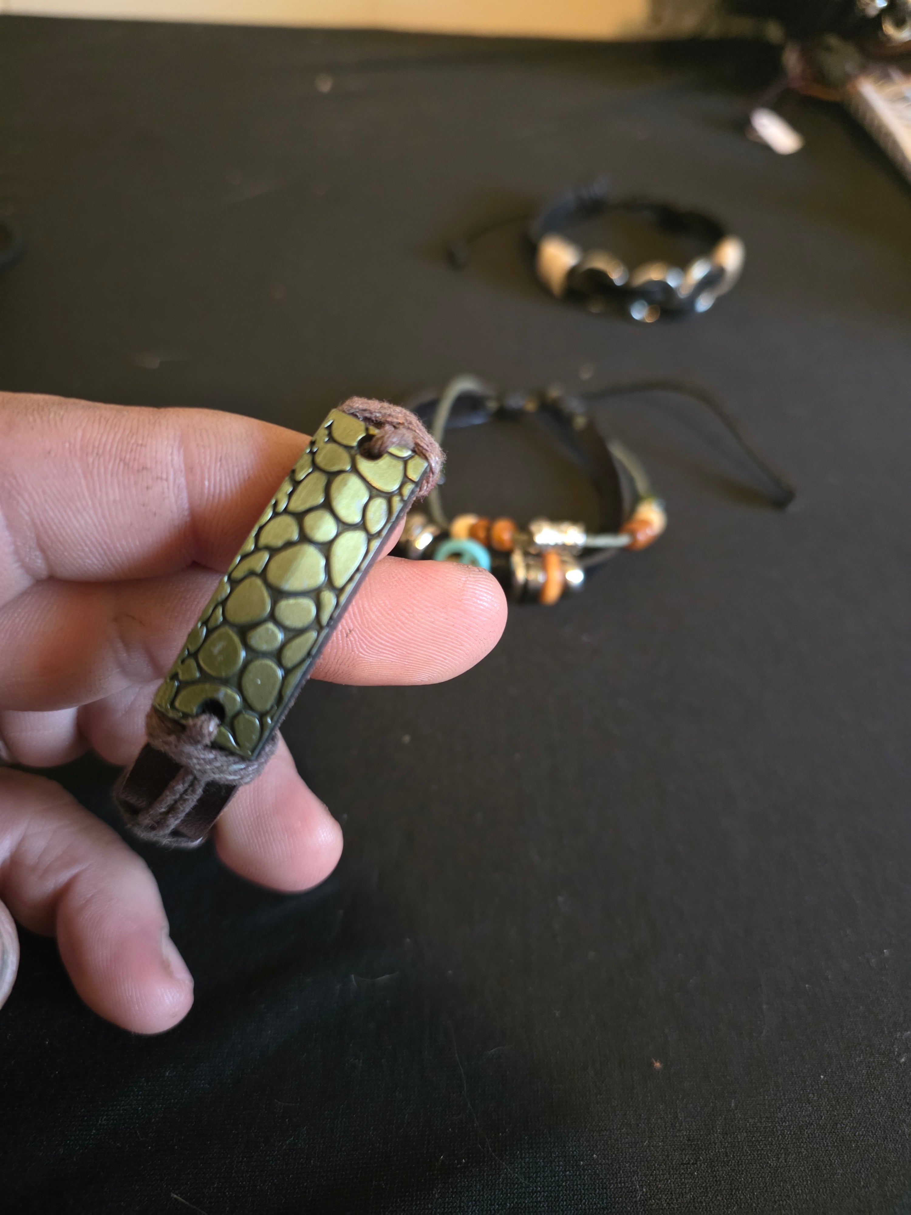 Leather Symbol & Charm Bracelet Collection