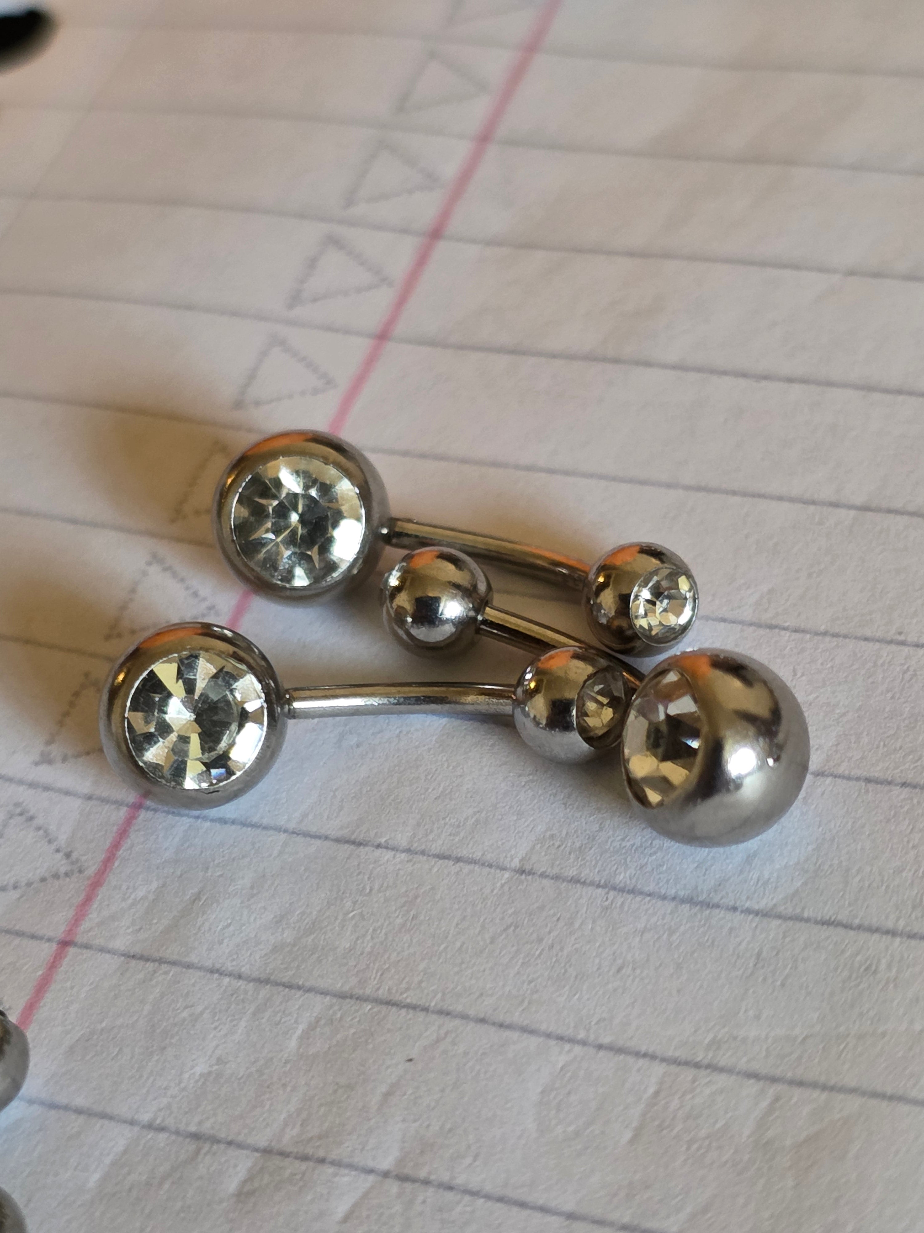 Surgical Steel Belly Rings – Crystal, Gem & Decorative Styles
