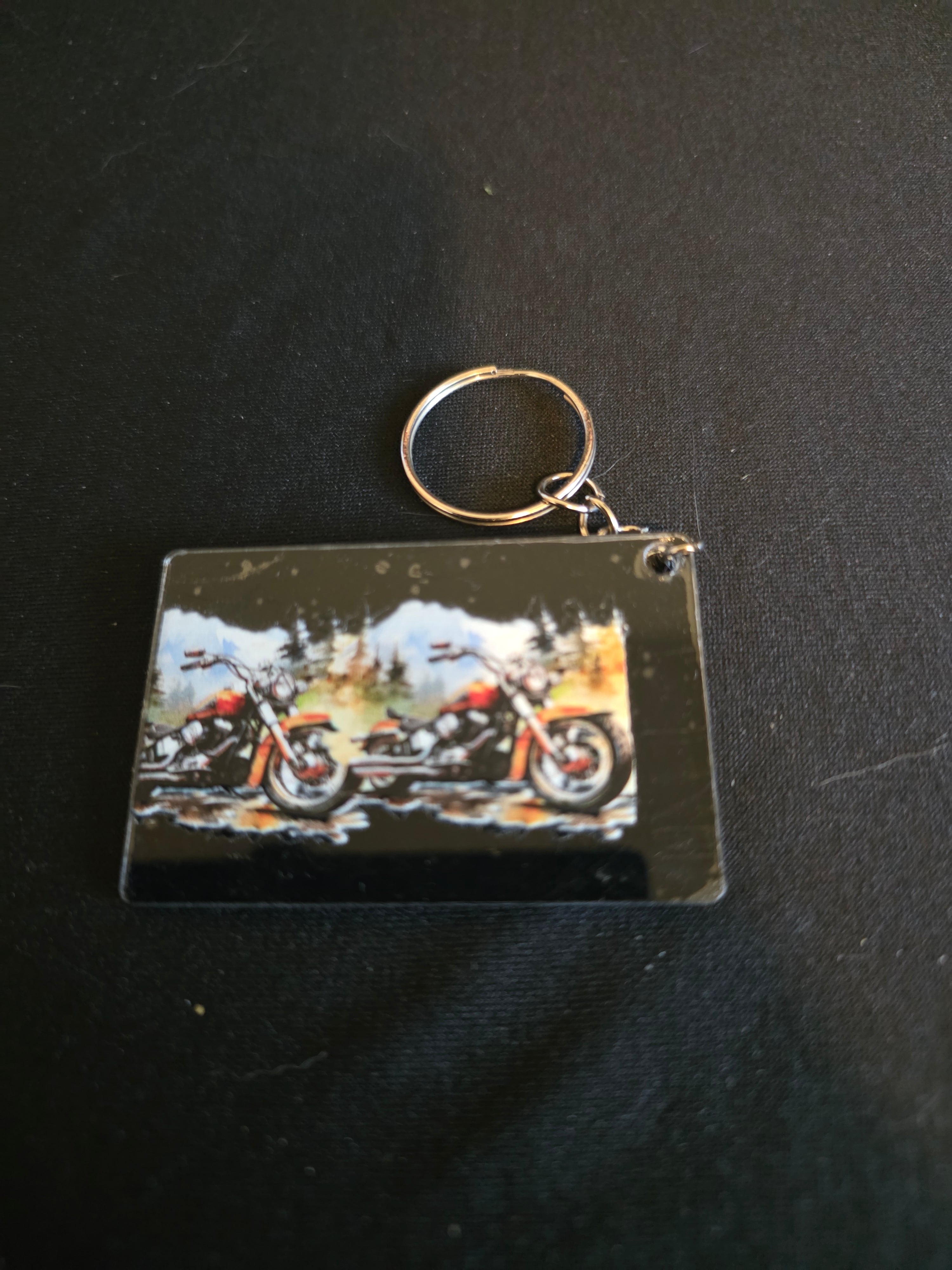 Handmade Acrylic Square Keychains – Assorted Designs