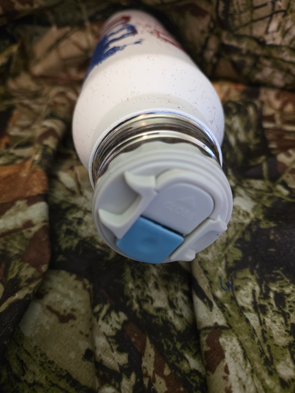 “Memorial Soldier American Flag 32oz Bullet Thermos Tumbler”