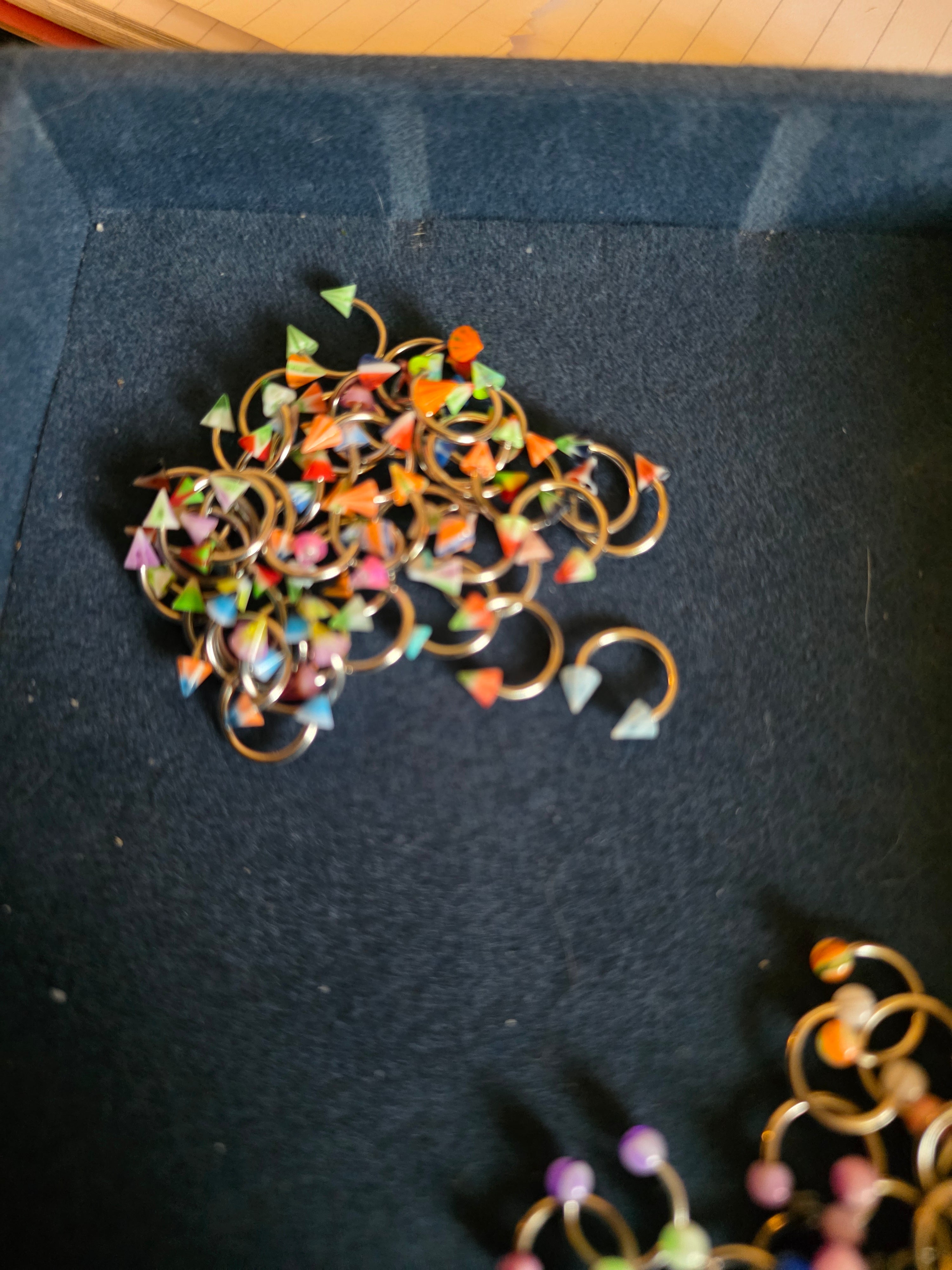 Random Body Jewelry Collection – Hoops, Balls & Spikes