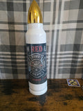 Thin Red Line Firefighter 32 oz Bullet Thermos – Courage, Honor & Sacrifice