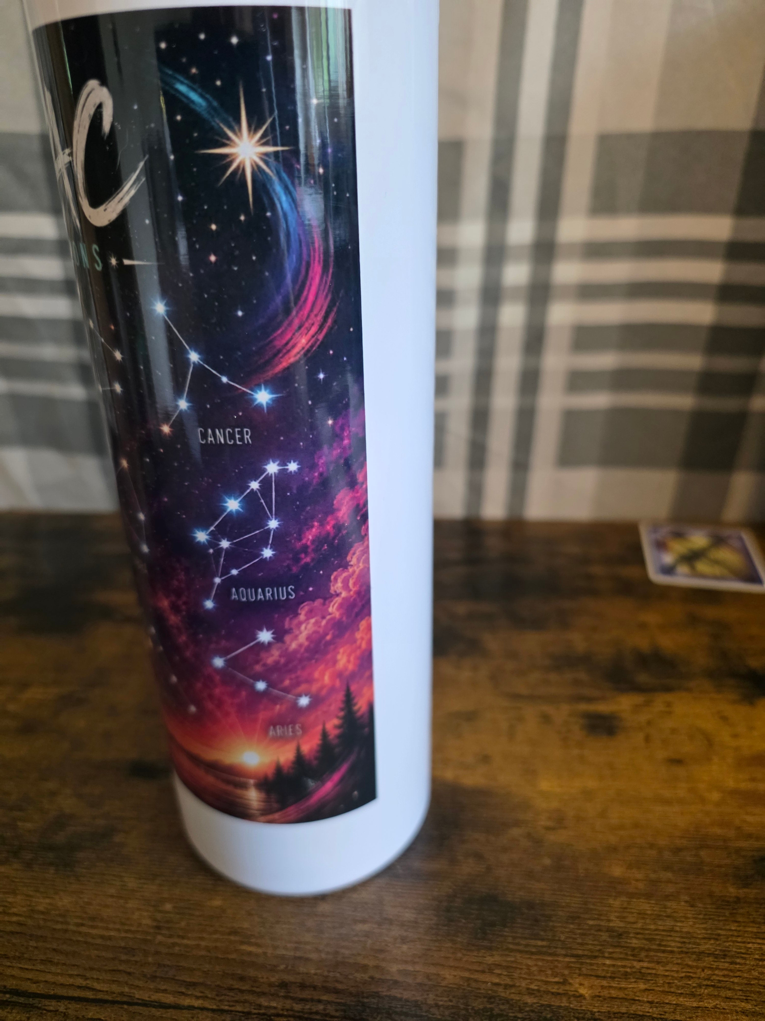 Zodiac Constellations 30 oz Skinny Tumbler