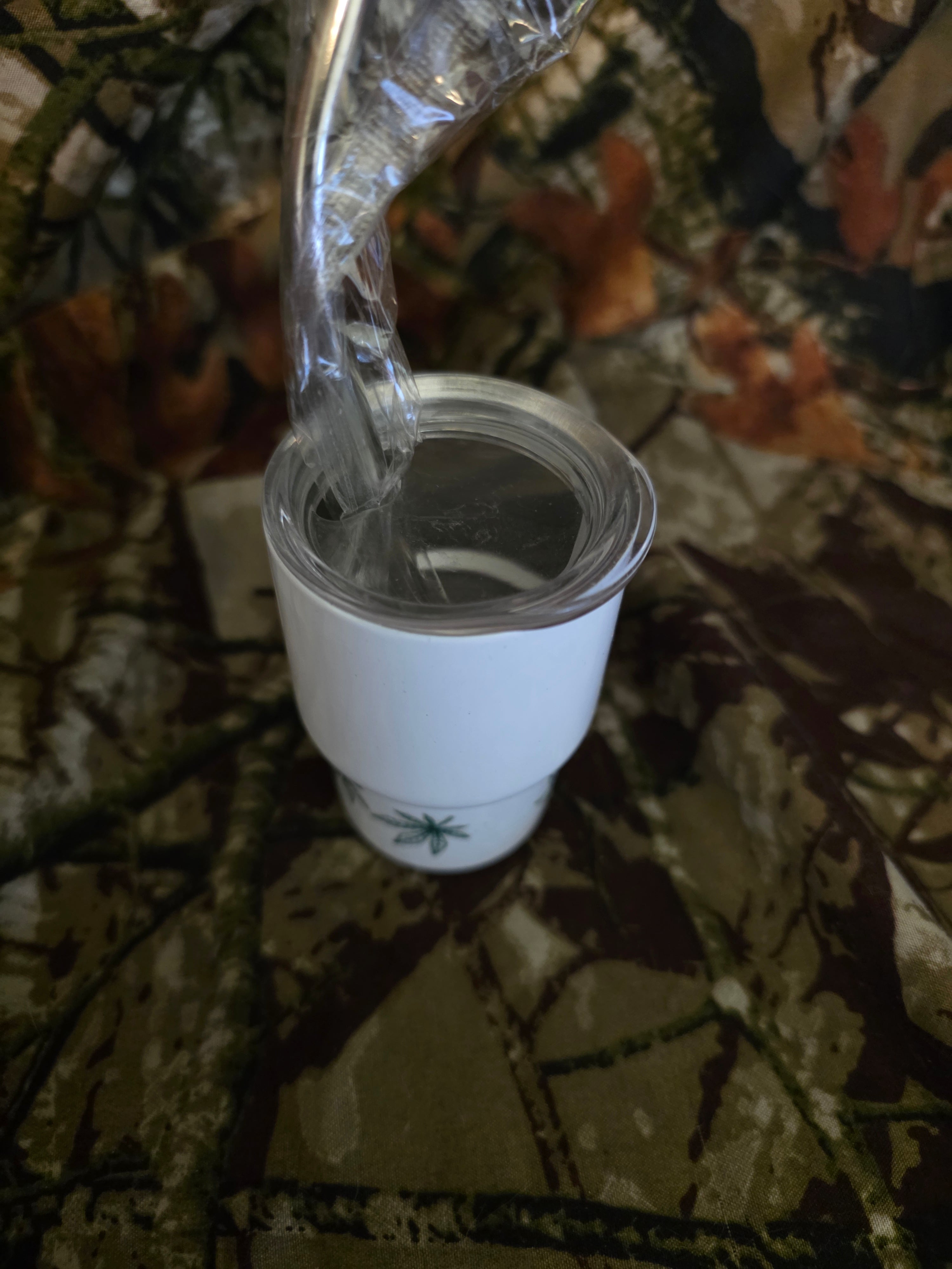 Stay Lifted Mini Tumbler – White Quote Cup
