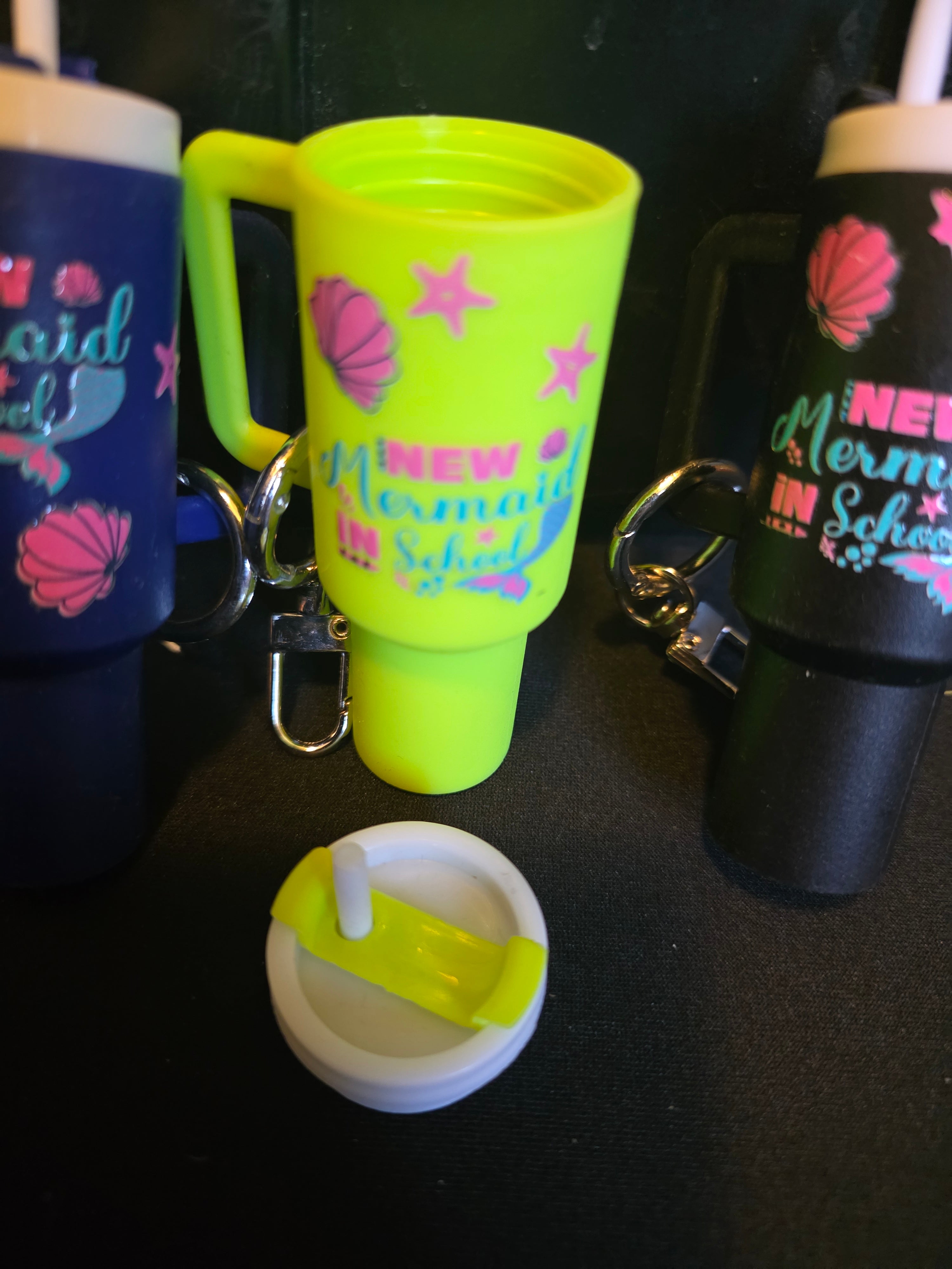 Mermaid Mini Tumbler Keychain & ChapStick Holder
