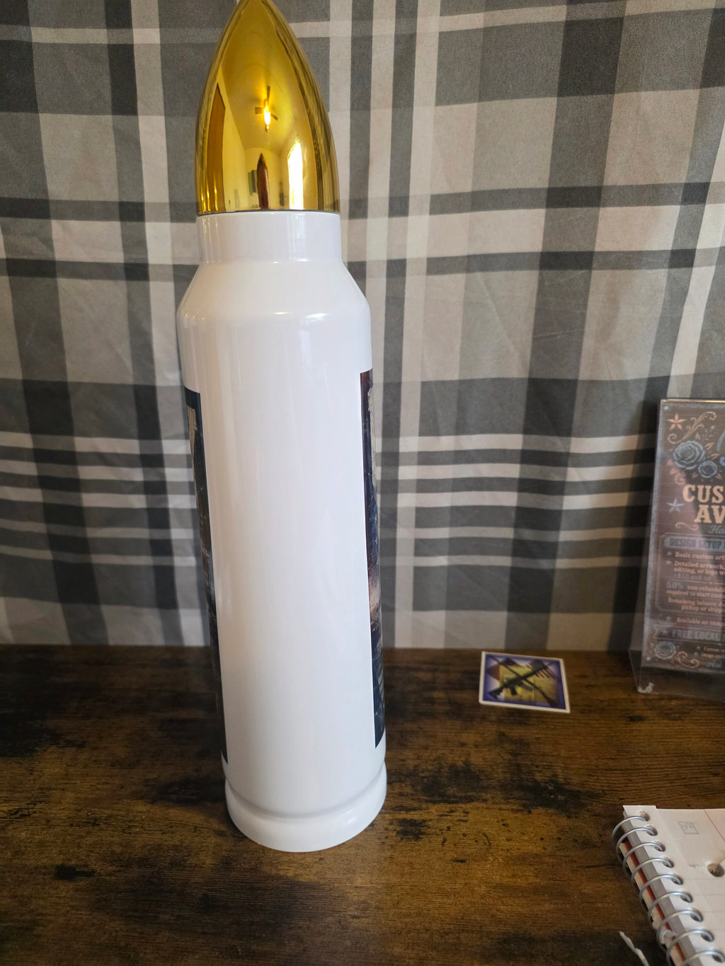 Uncle Sam Ain't Released Me Yet" 32 oz Bullet Thermos
