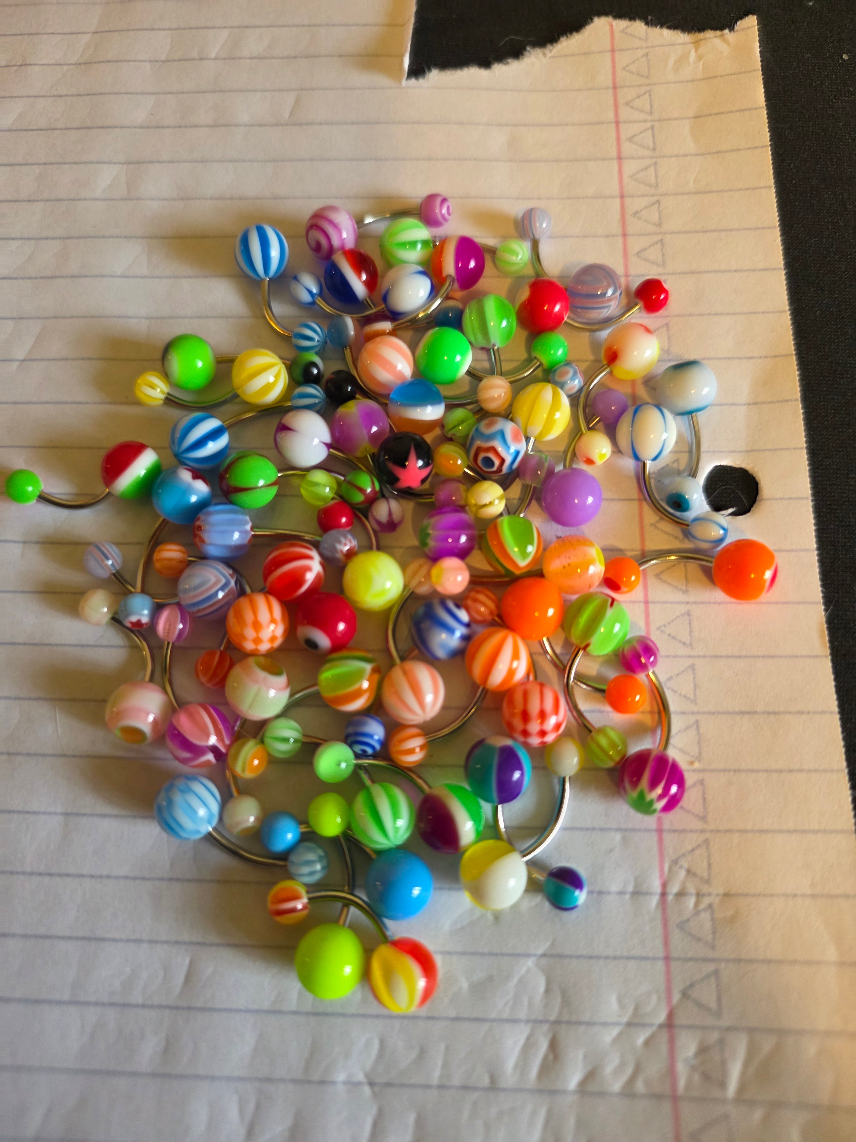Random Belly Ring Collection