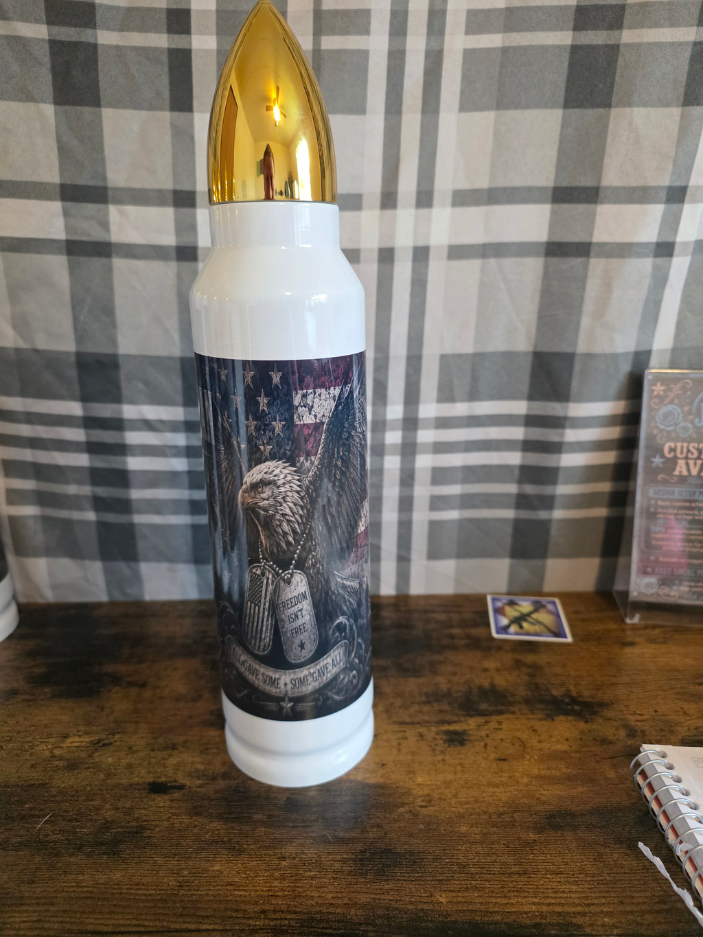Veteran Honor & Courage 32 oz Bullet Thermos