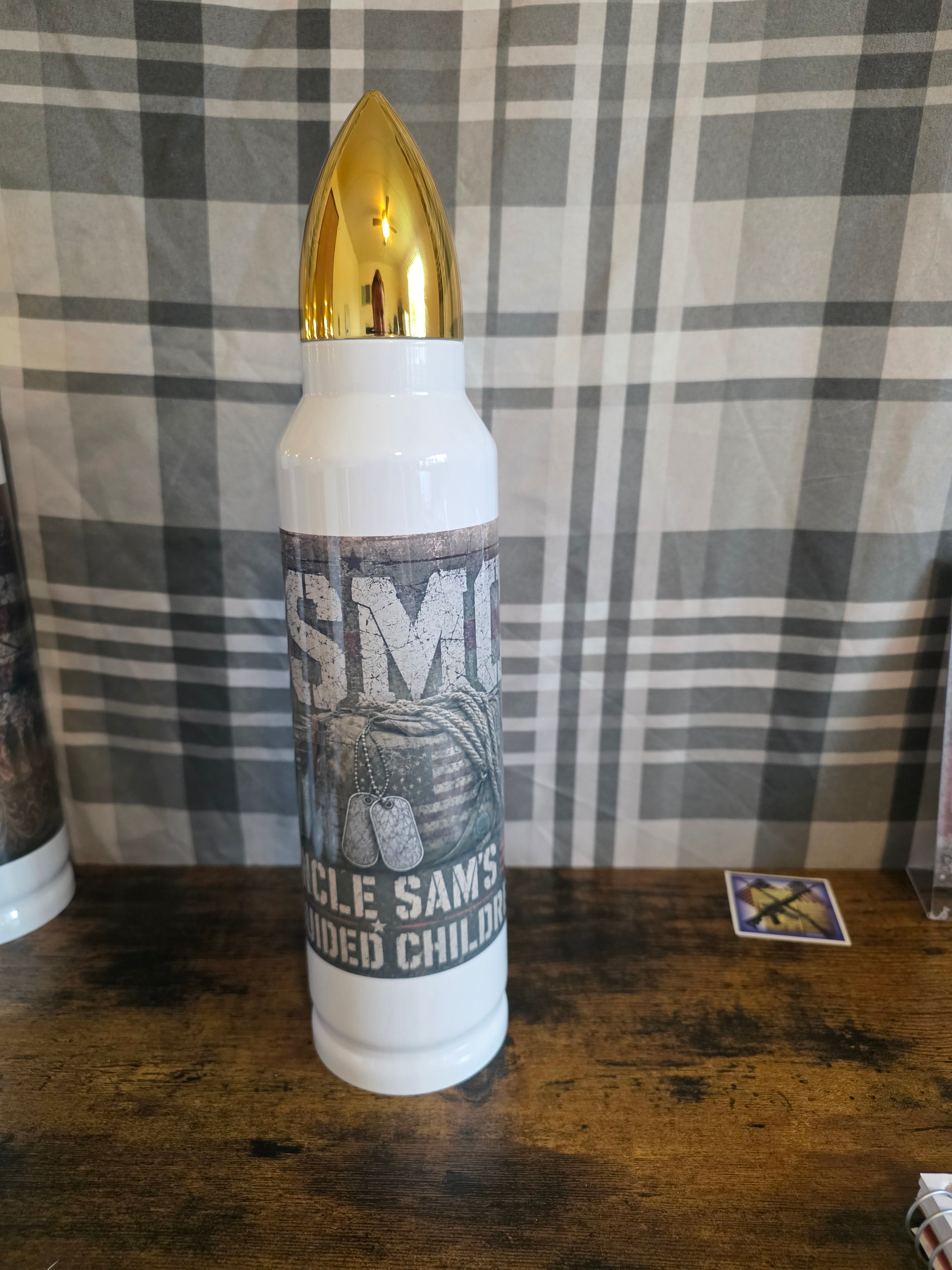 Uncle Sam's Misguided Children" 32 oz Bullet Thermos