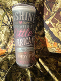Sunshine Mixed with a Little Hurricane 20 oz Frosted Glass Tumbler