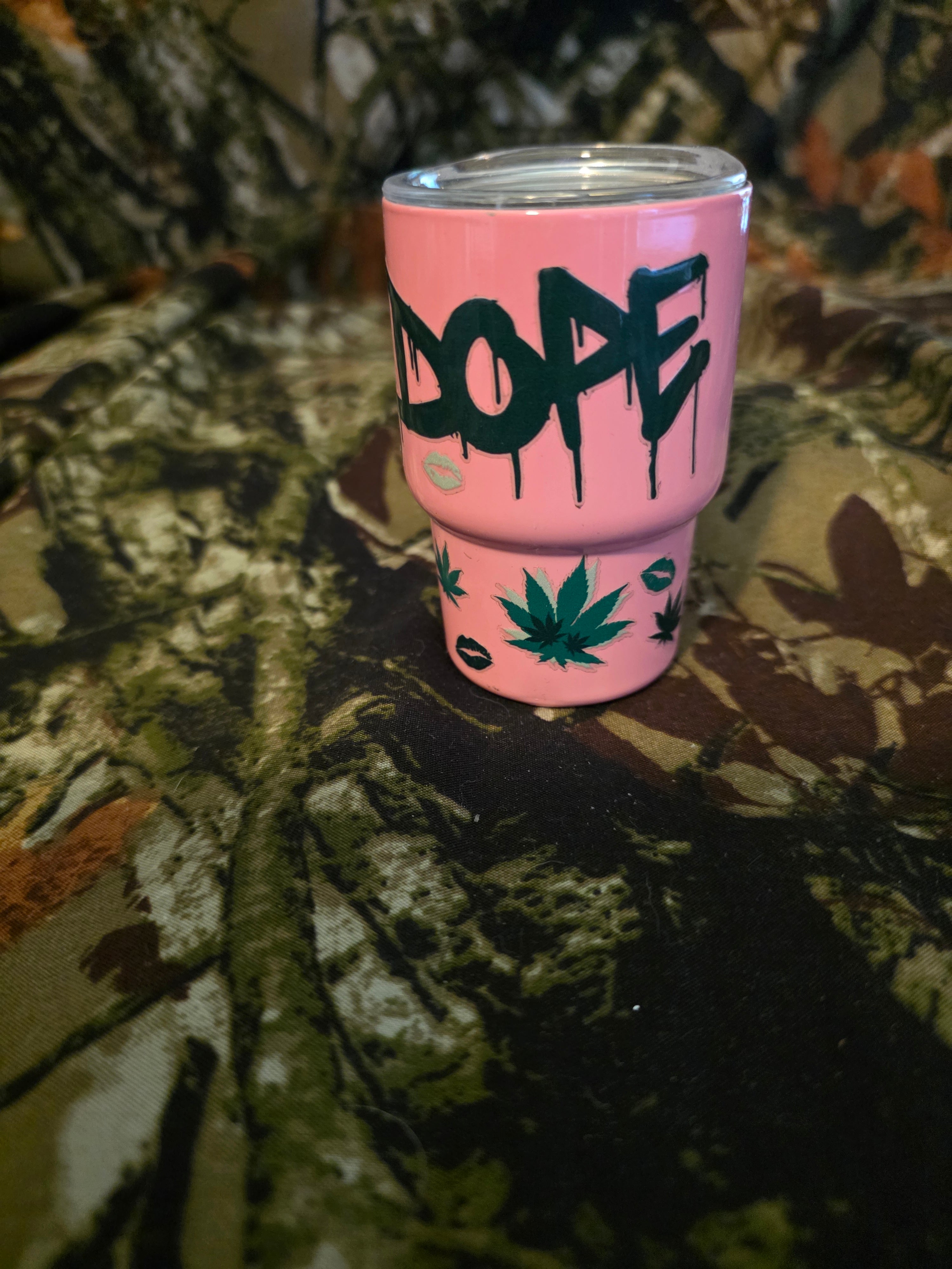 Mini Tumbler – Pink Graffiti Style Cup