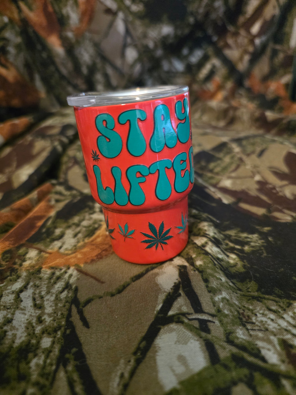 Stay Lifted Mini Tumbler – Retro Red Cup