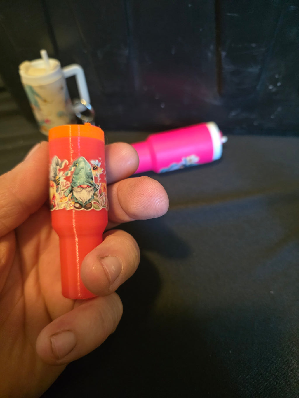 Gnome Mini Tumbler Keychain Collection