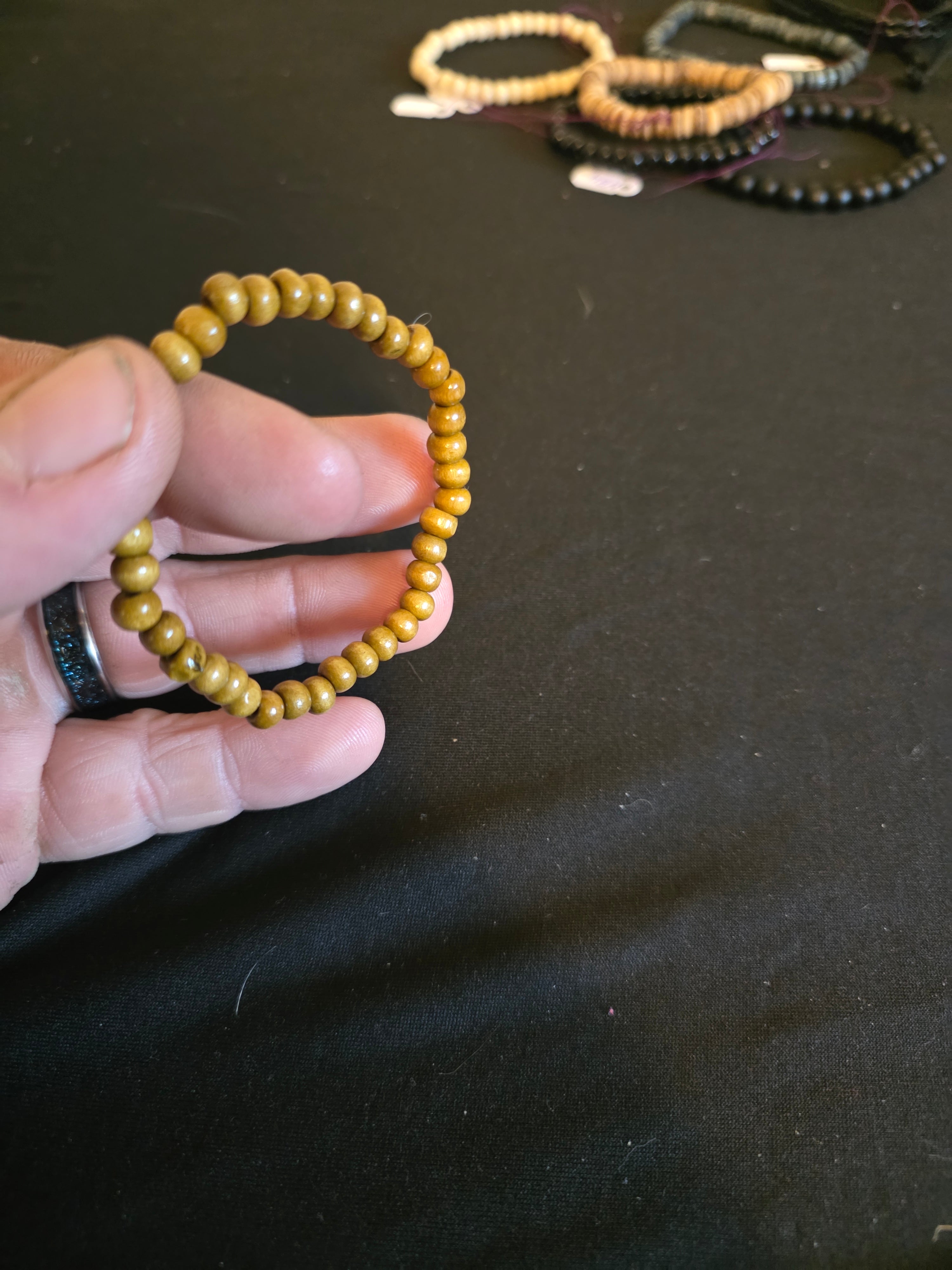 Natural Bead Bracelet Collection – Wood, Stone & Natural Style Stretch Bracelets