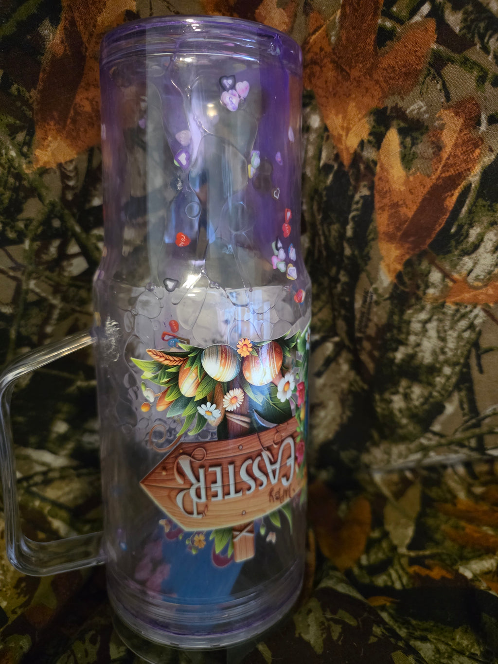 Happy Easter 40 oz Snow Globe Tumbler