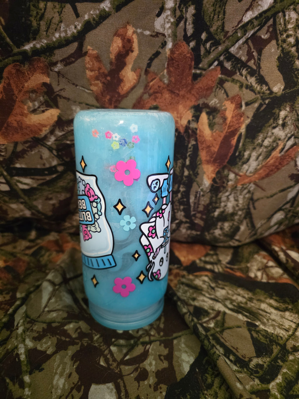 20 oz Plastic Snow Globe Tumbler –   Ghost Bears Cute Candy Cup